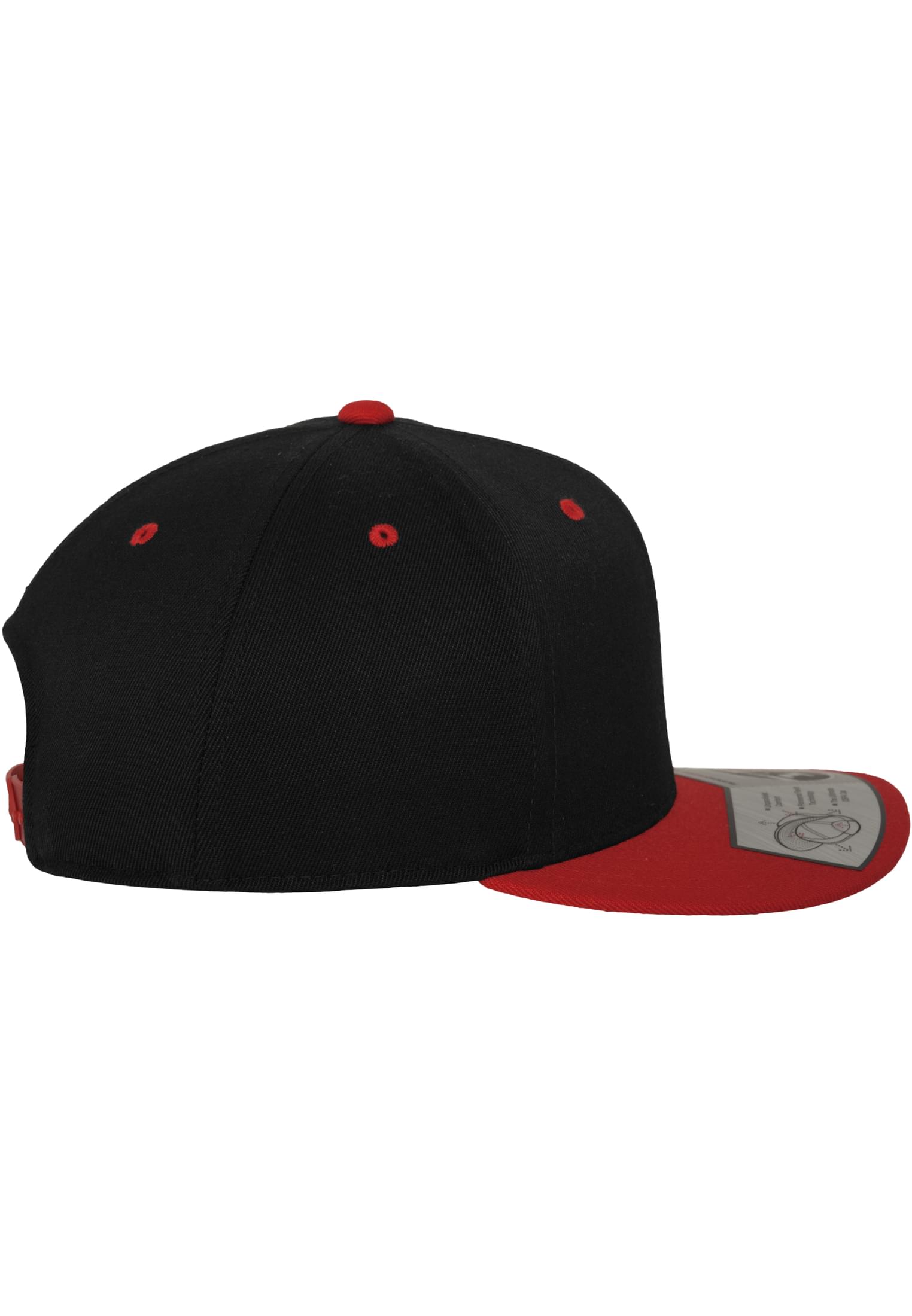 110 Fitted Snapback blk/red | blk/red