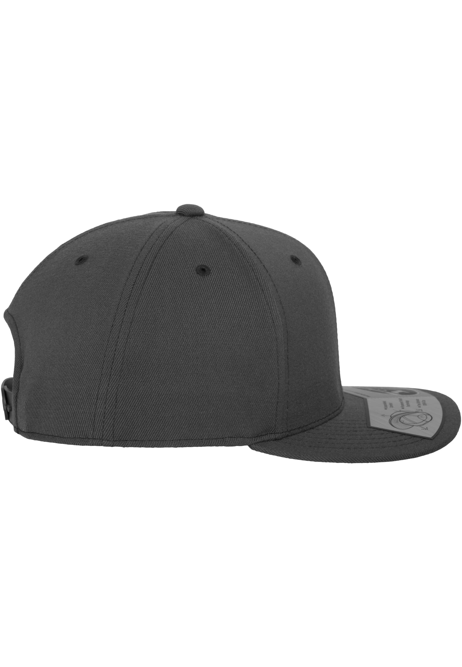 110 Fitted Snapback darkgrey | darkgrey