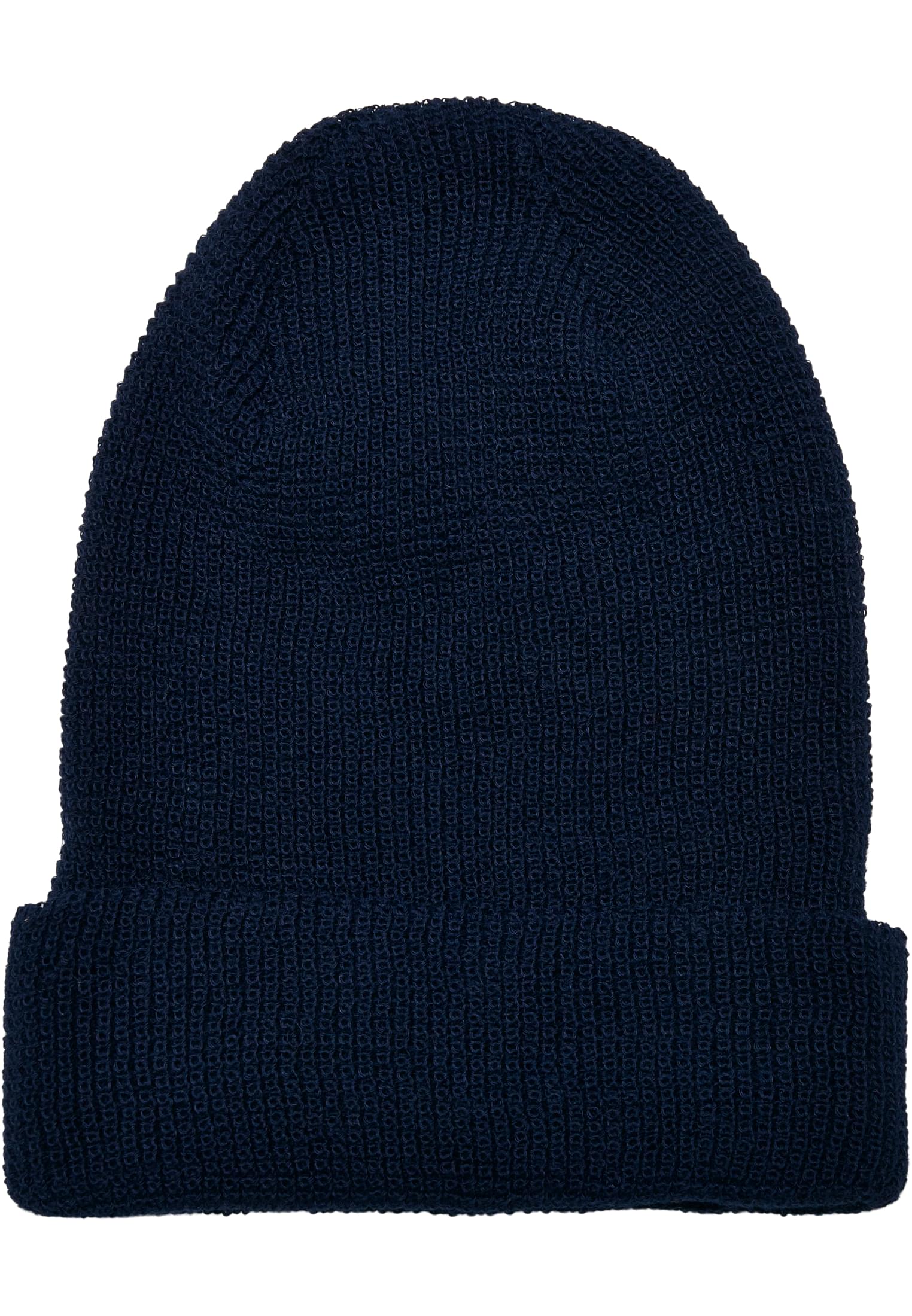 Recycled Yarn Waffle Knit Beanie navy | navy