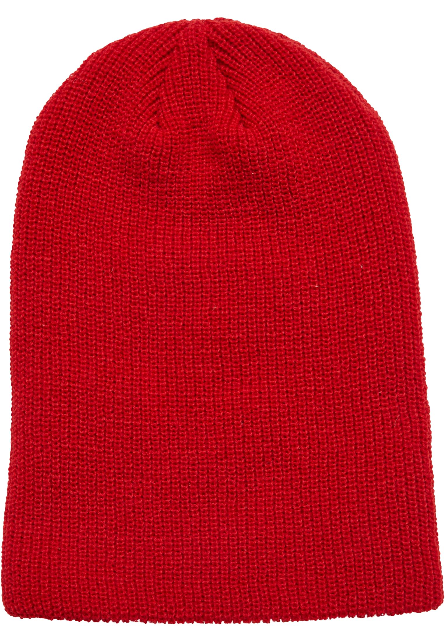 Long Knit Beanie red | red