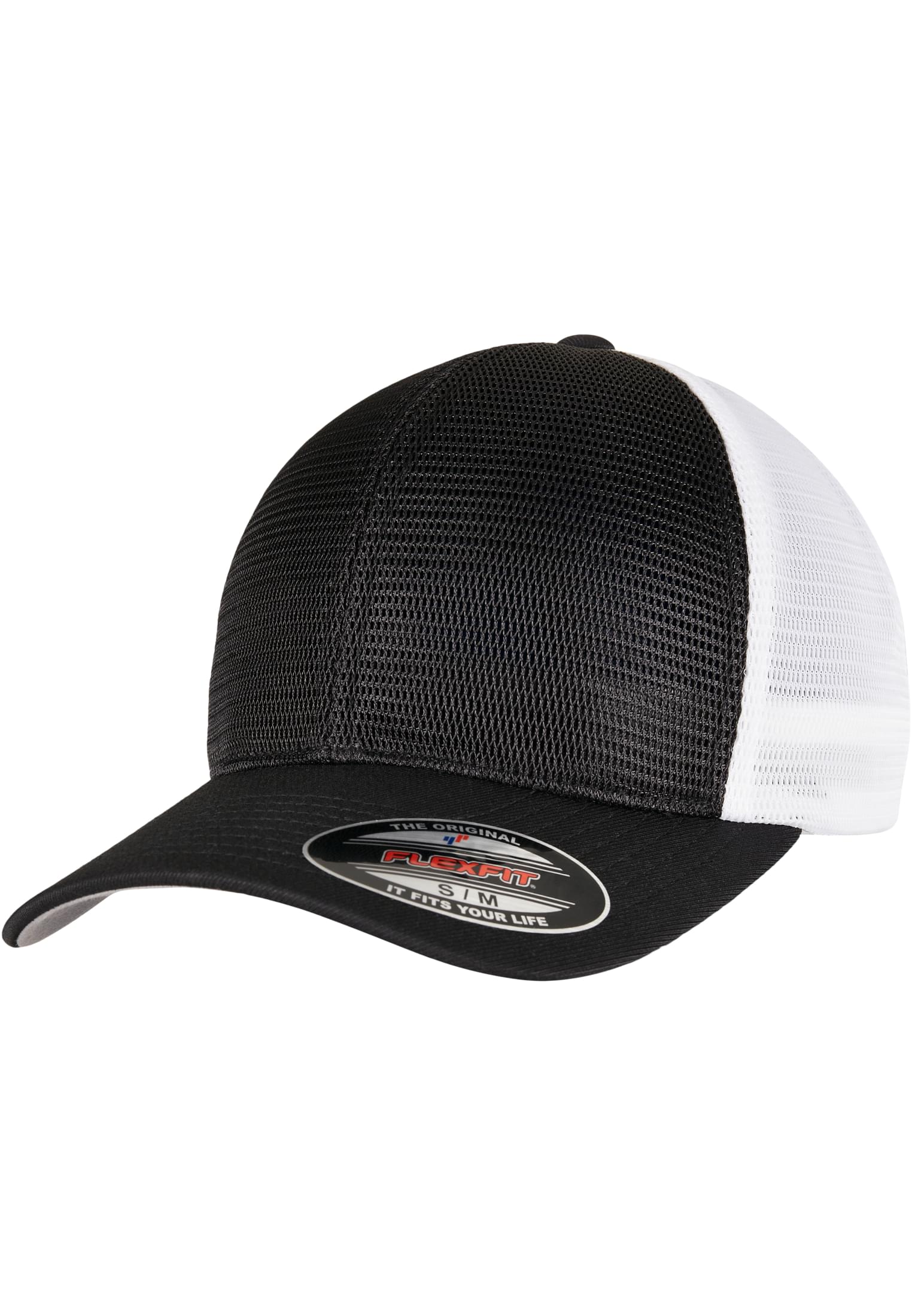 FLEXFIT 360 OMNIMESH CAP 2-TONE black/white | black/white