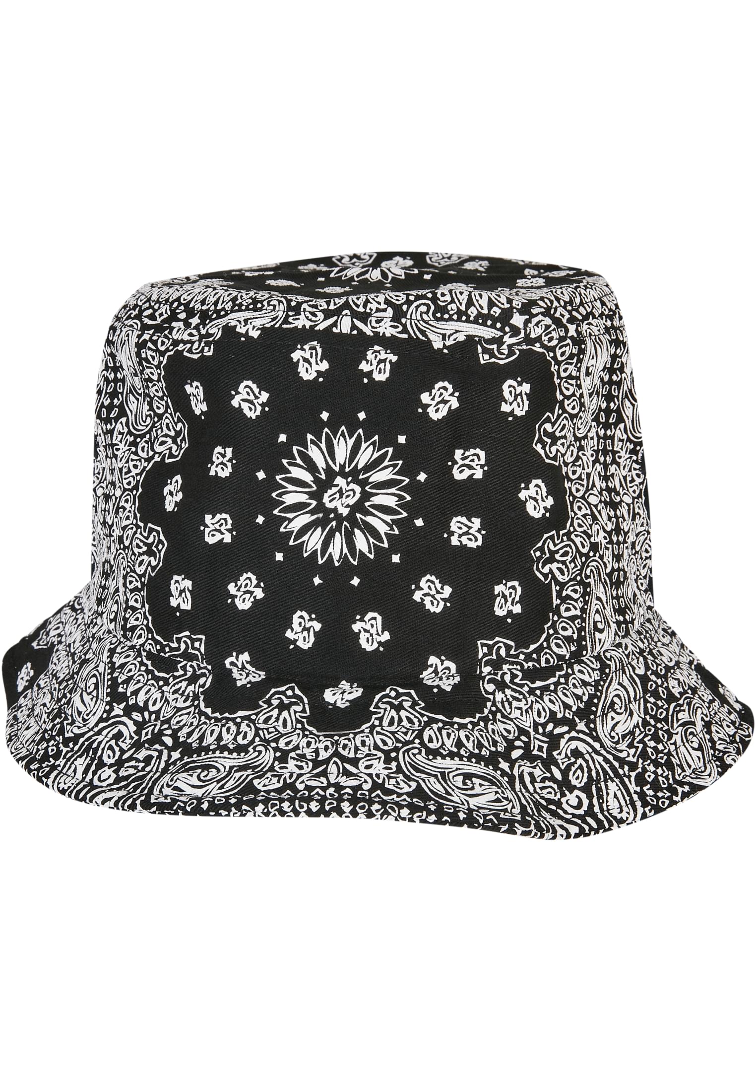 Bandana Print Bucket Hat black | black