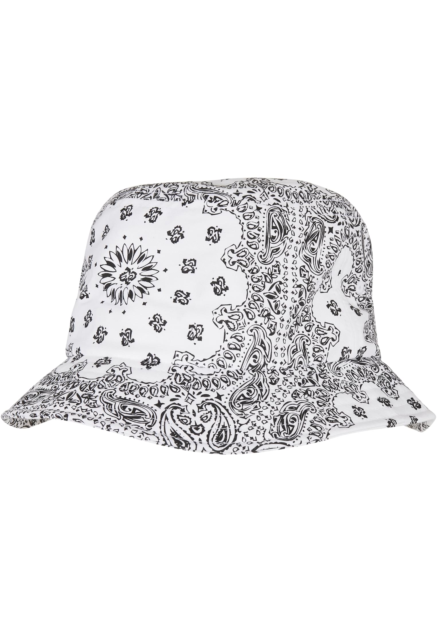 Bandana Print Bucket Hat white | white