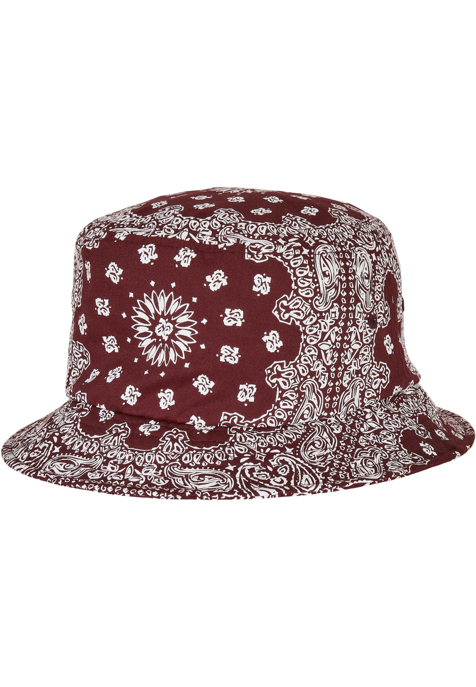 Bandana Print Bucket Hat cherry/white | cherry/white