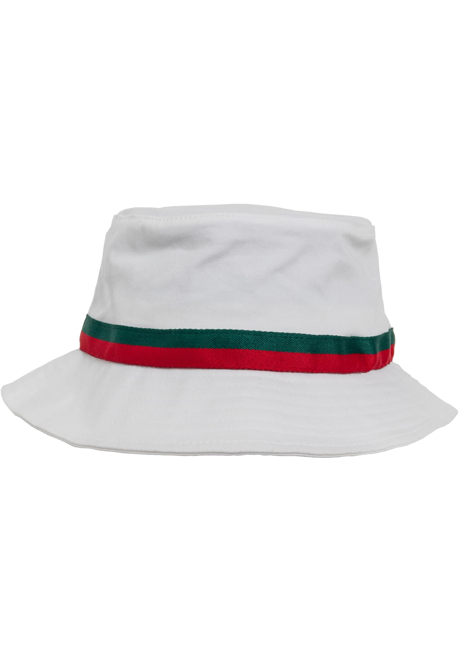Stripe Bucket Hat white/firered/green | white/firered/green