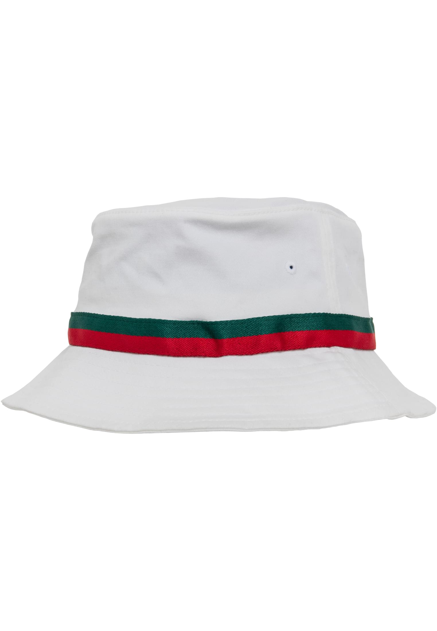 Stripe Bucket Hat white/firered/green | white/firered/green