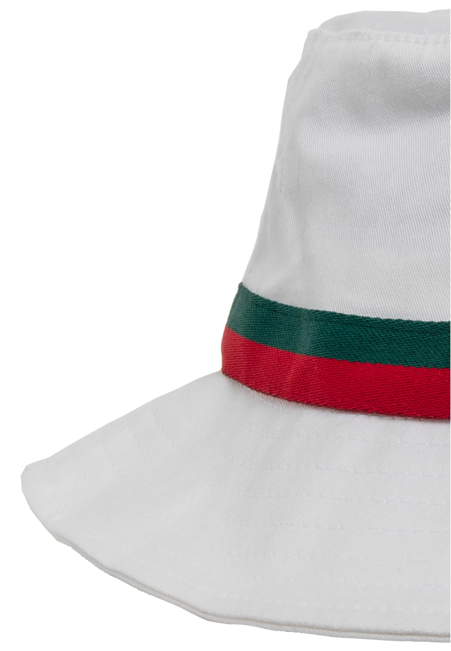Stripe Bucket Hat white/firered/green | white/firered/green