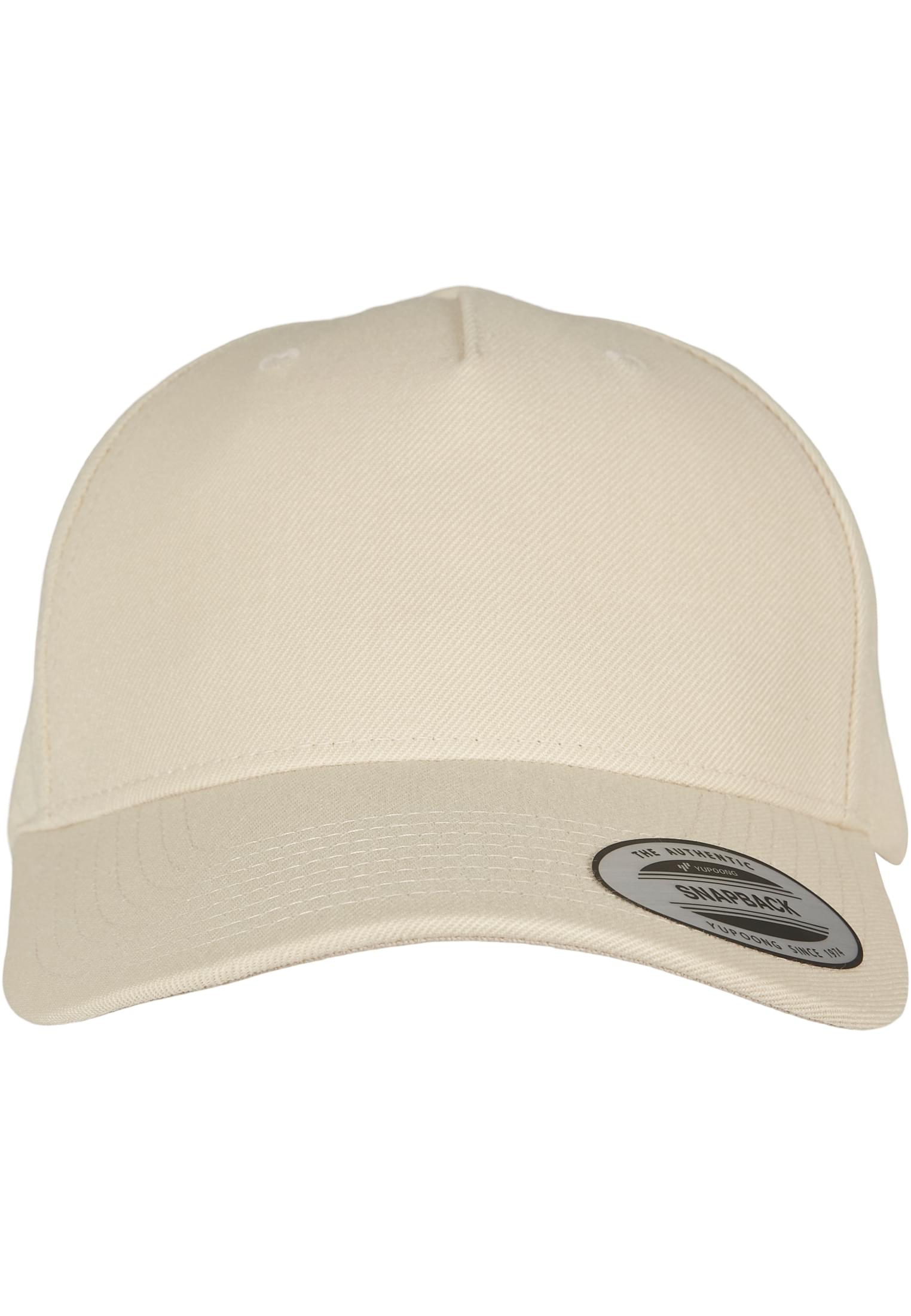 YP CLASSICS 5-PANEL PREMIUM CURVED VISOR SNAPBACK CAP stone | stone