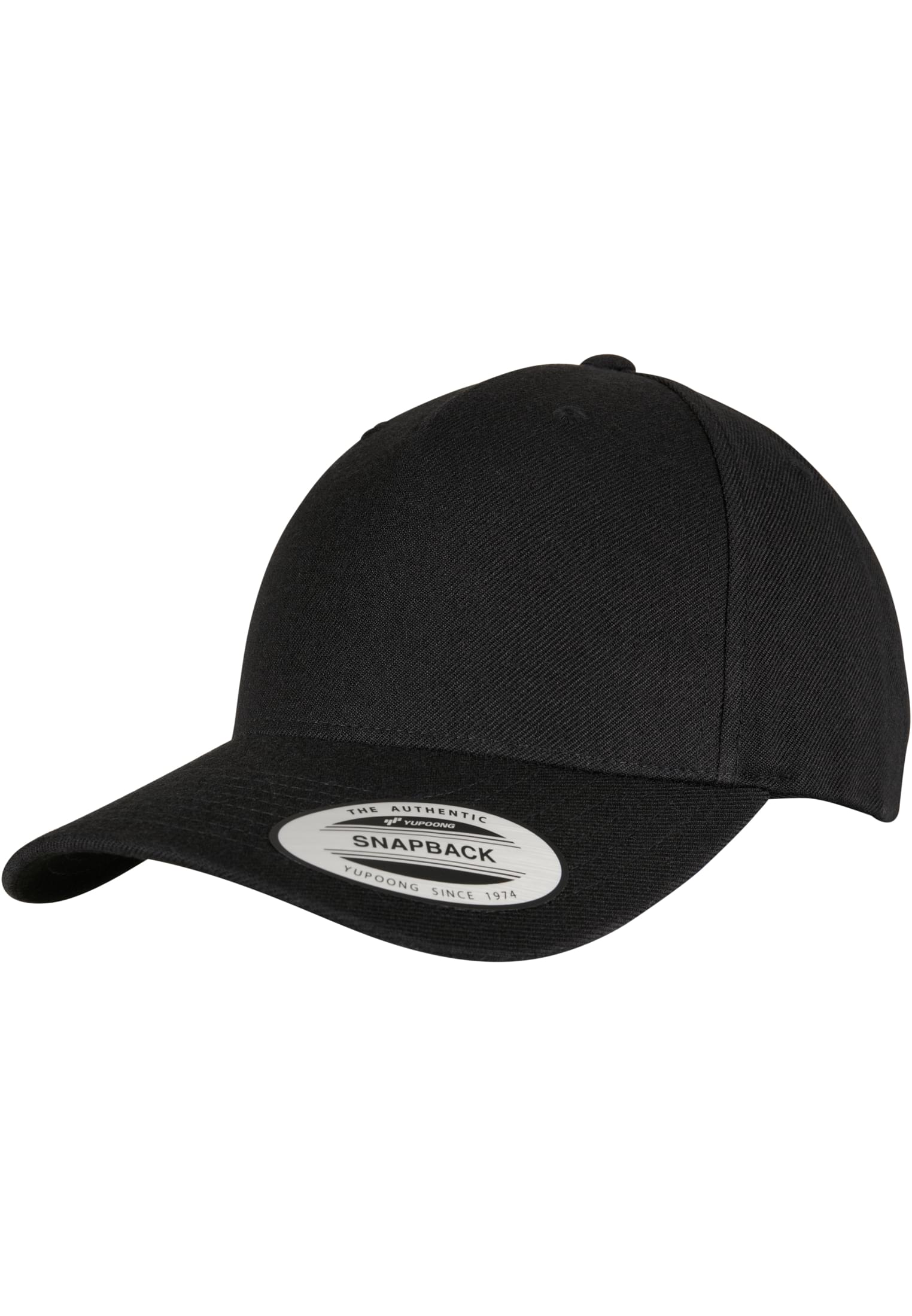 YP CLASSICS 5-PANEL PREMIUM CURVED VISOR SNAPBACK CAP black | black