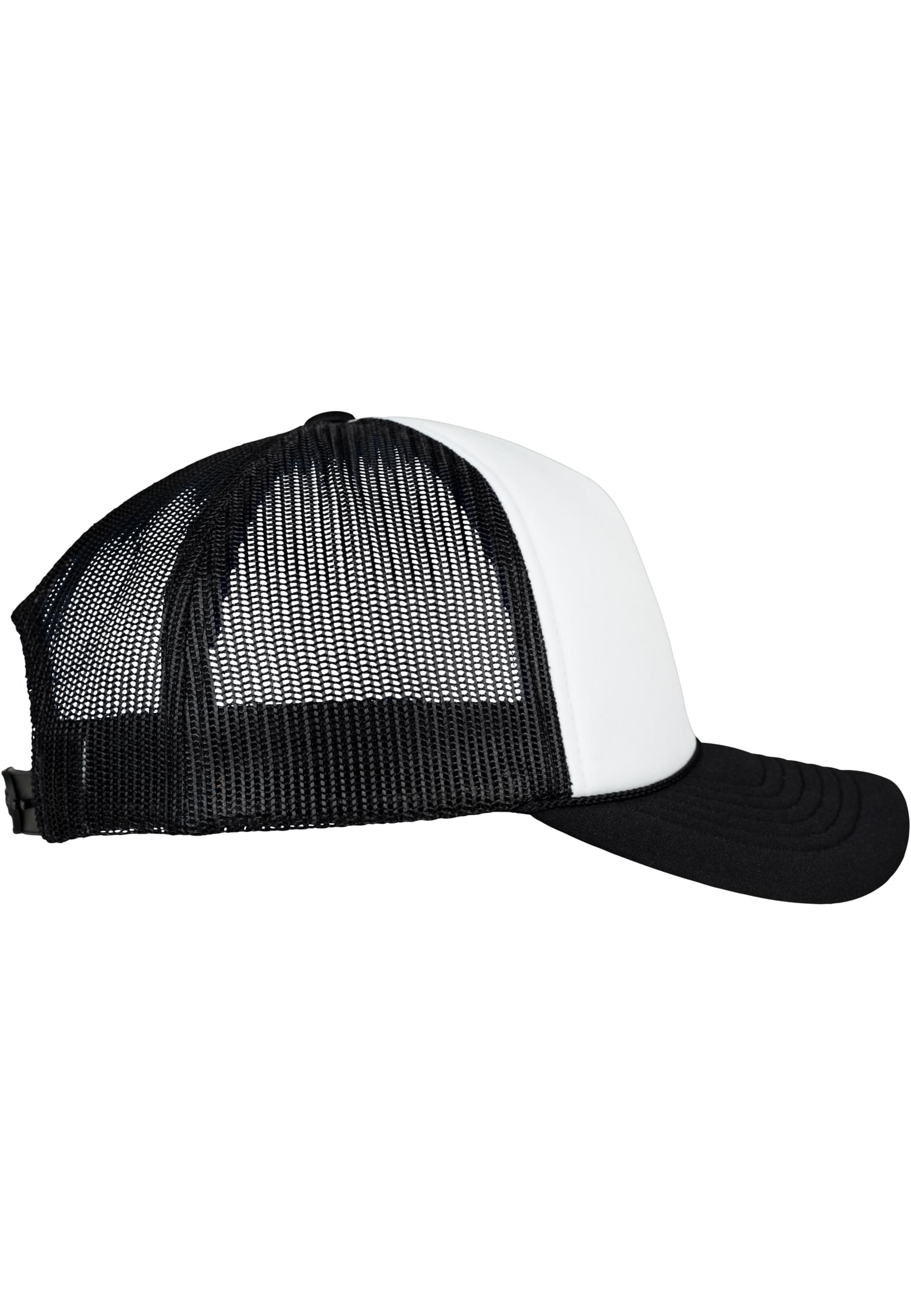 Foam Trucker Cap Curved Visor blk/wht/blk | blk/wht/blk