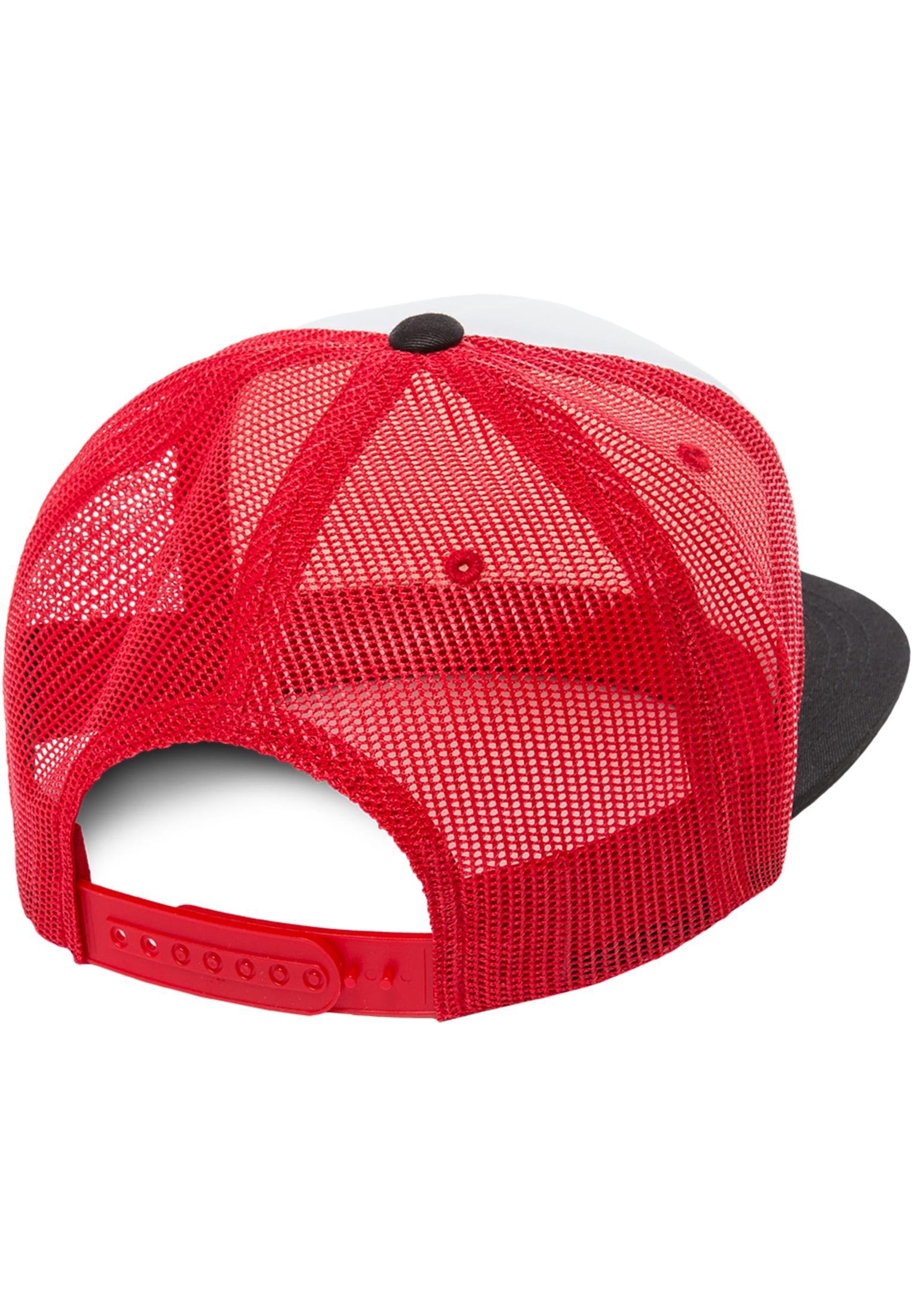 Foam Trucker with White Front blk/wht/red | blk/wht/red