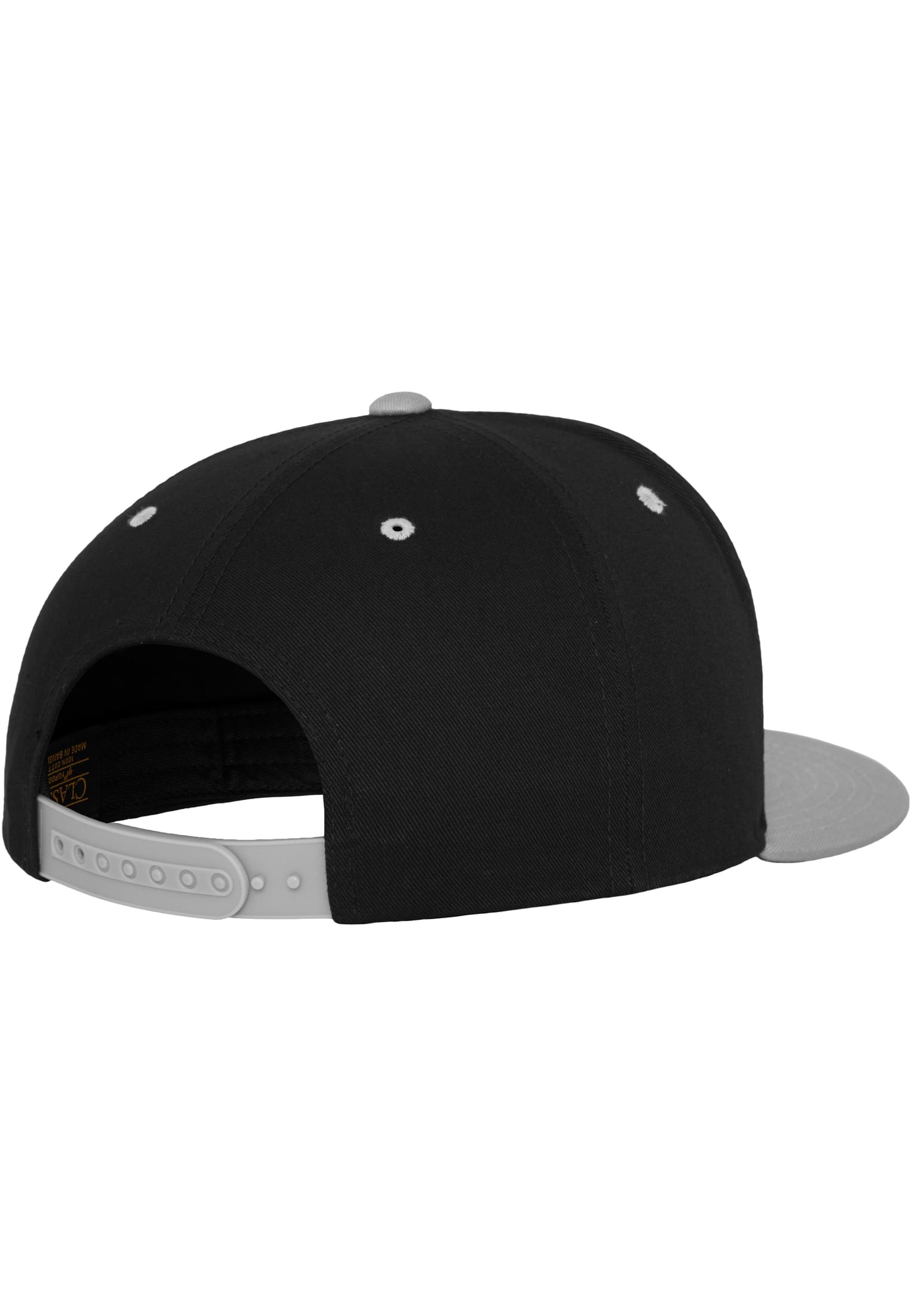 Classic 5 Panel Snapback blk/silver | blk/silver