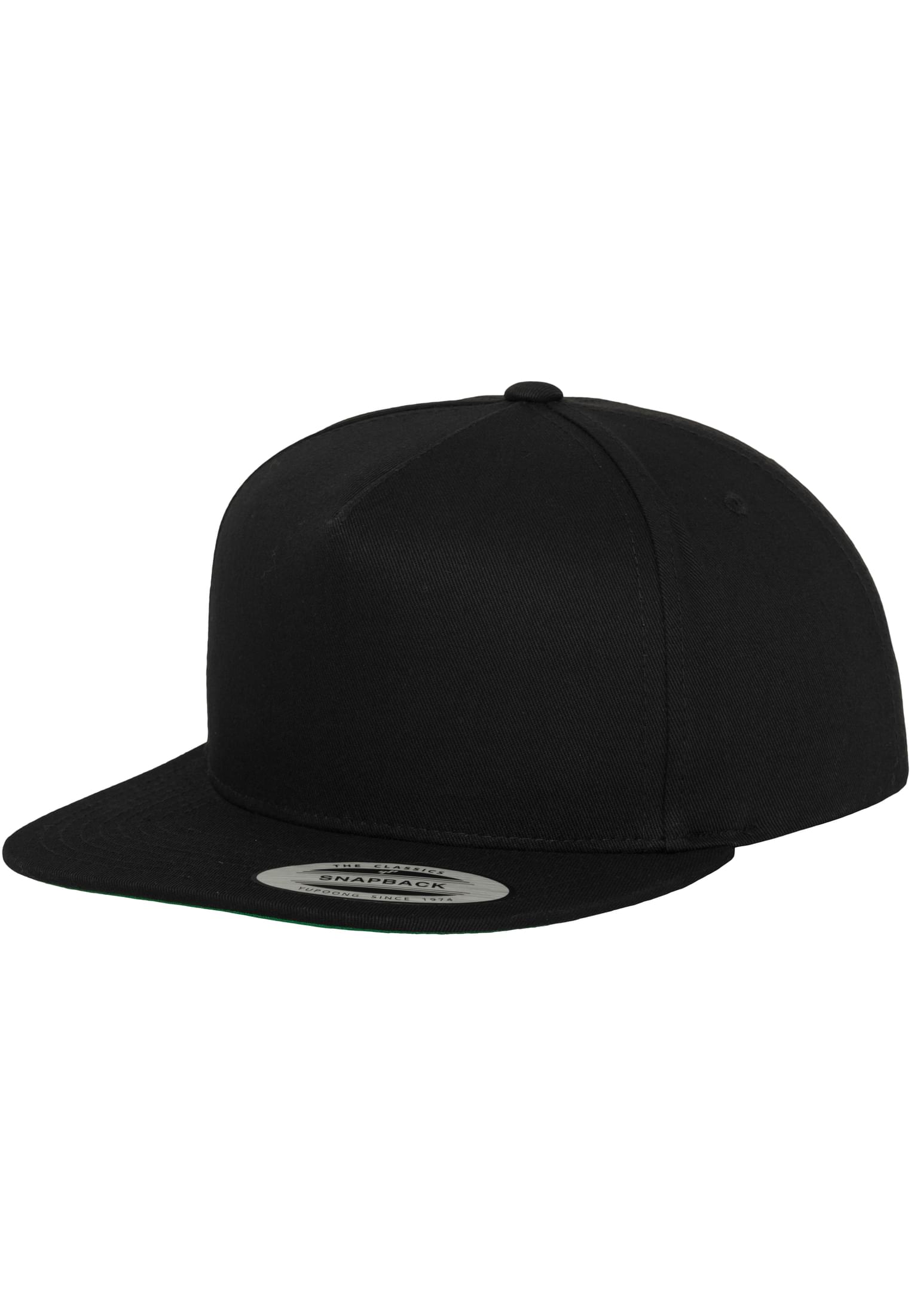 Classic 5 Panel Snapback black | black