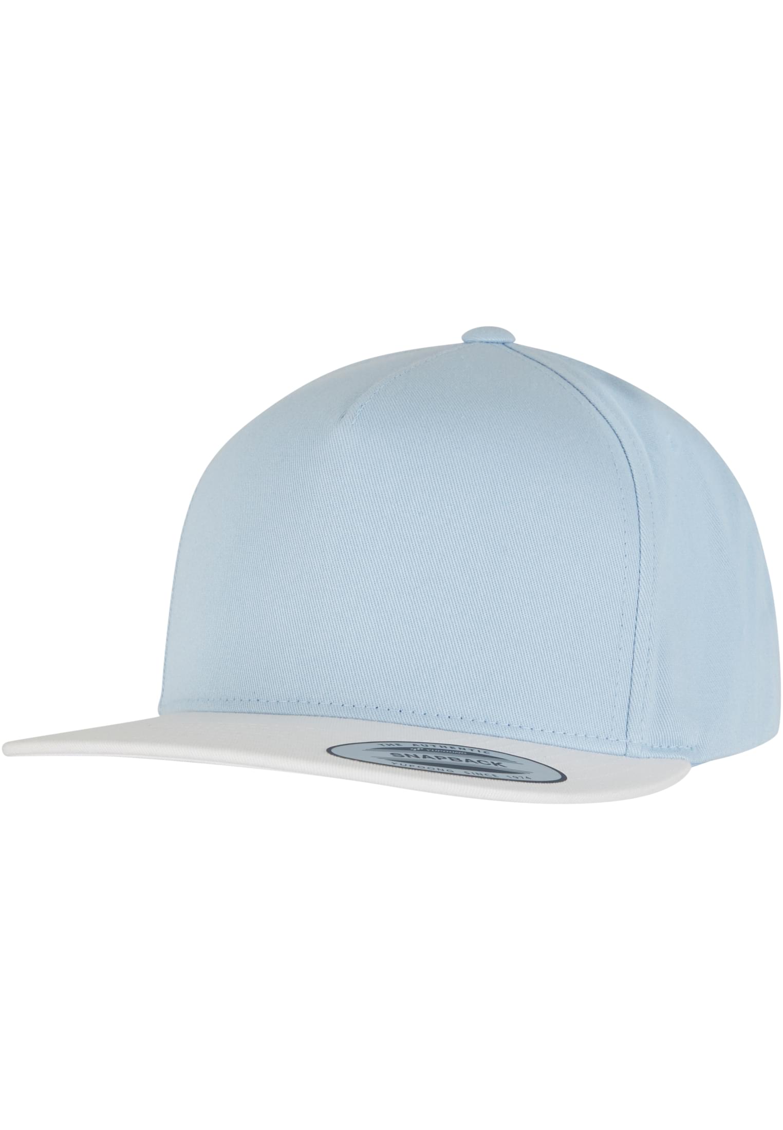 Classic 5 Panel Snapback lightblue/white | lightblue/white