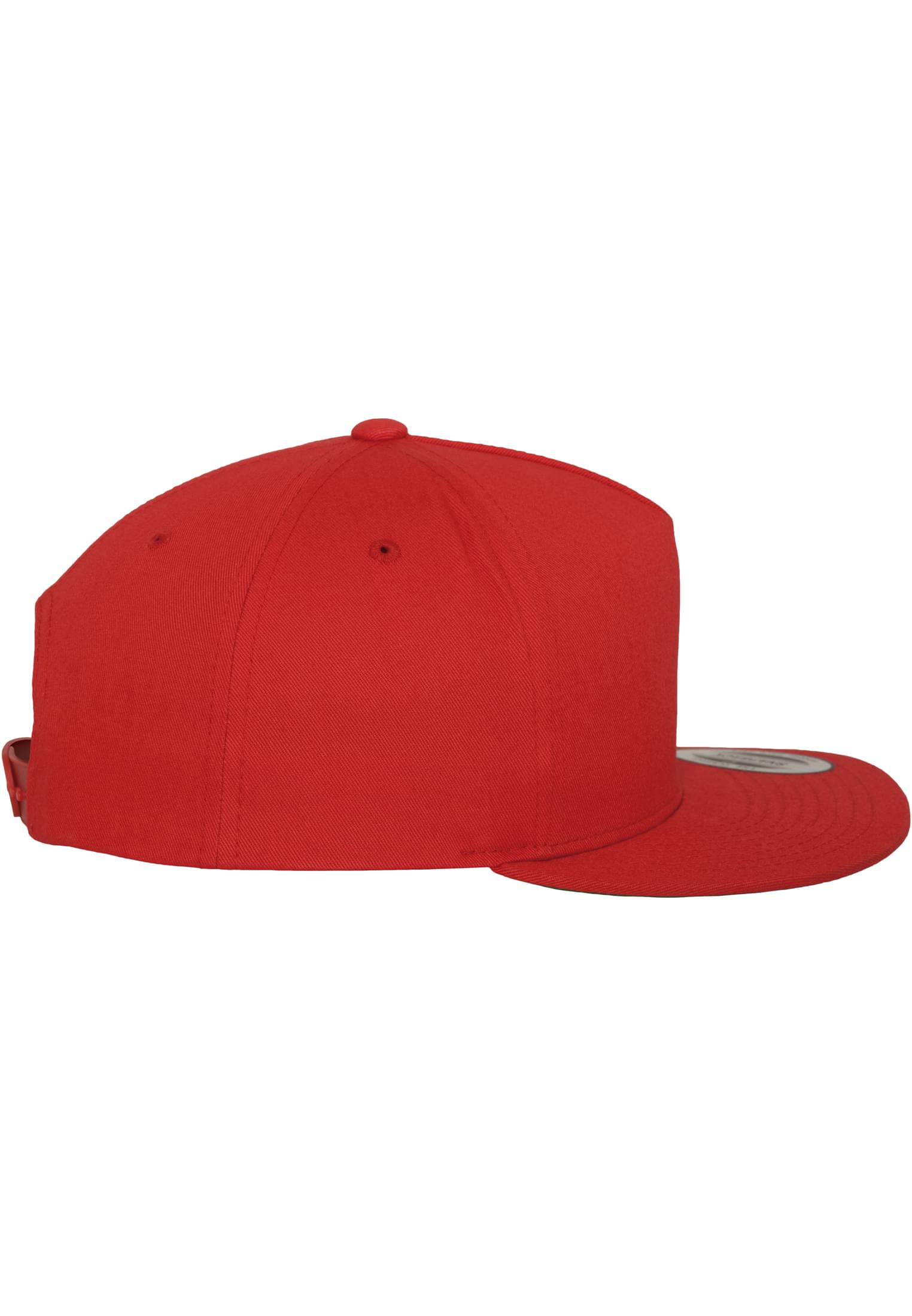 Classic 5 Panel Snapback red | red