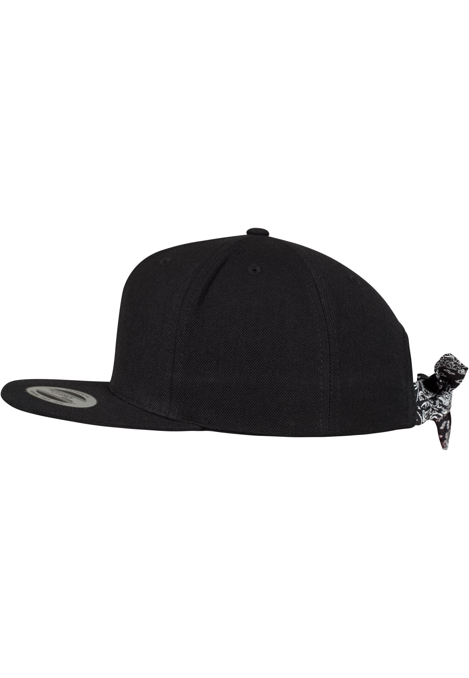 Bandana Tie Snapback blk/blk | blk/blk