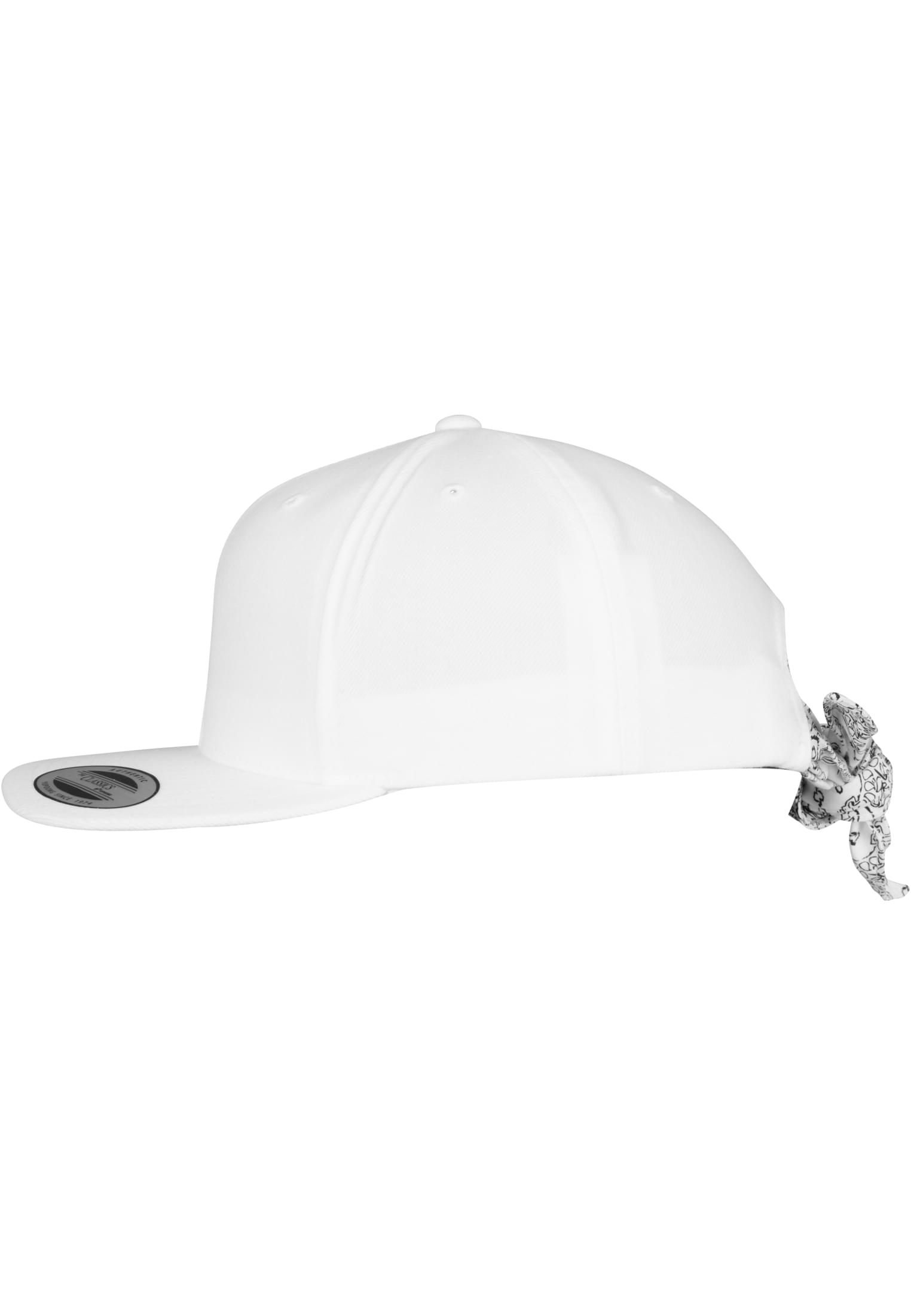 Bandana Tie Snapback wht/wht | wht/wht