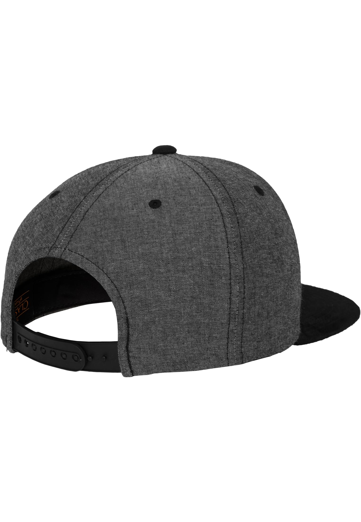 Chambray-Suede Snapback blk/blk | blk/blk