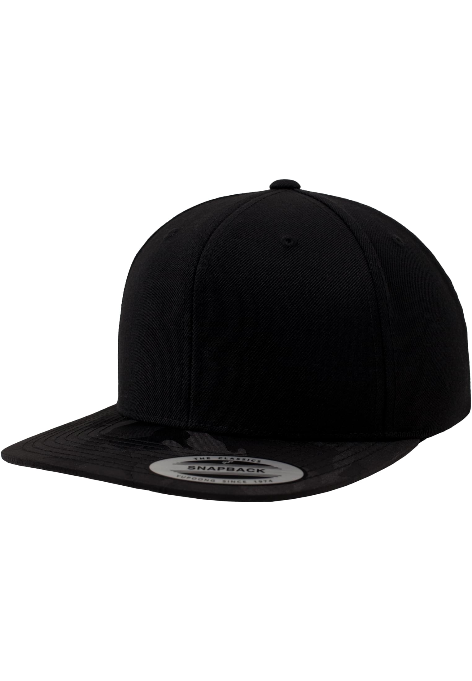 Camo Visor Snapback black camo | black camo