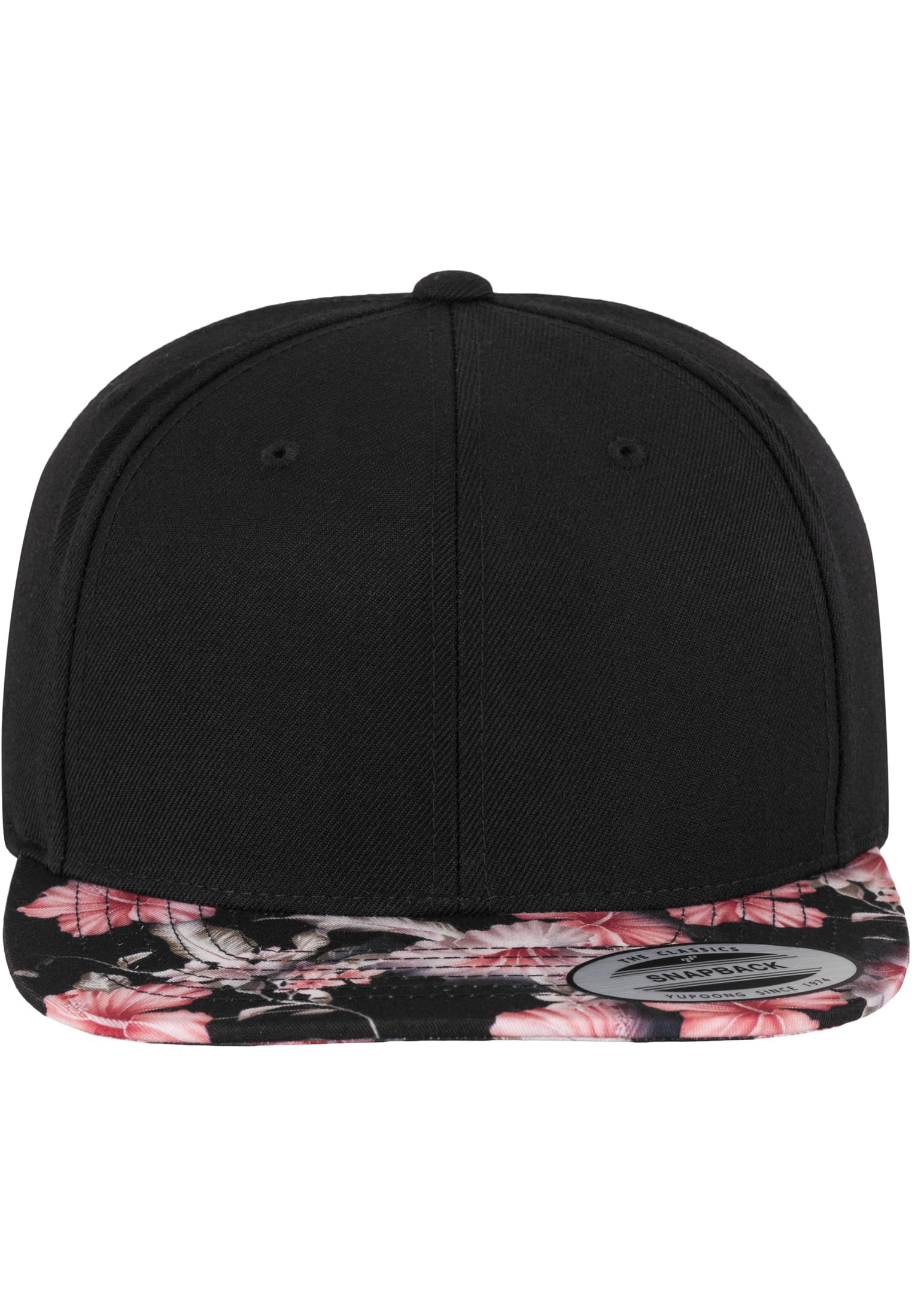 Floral Snapback red | red