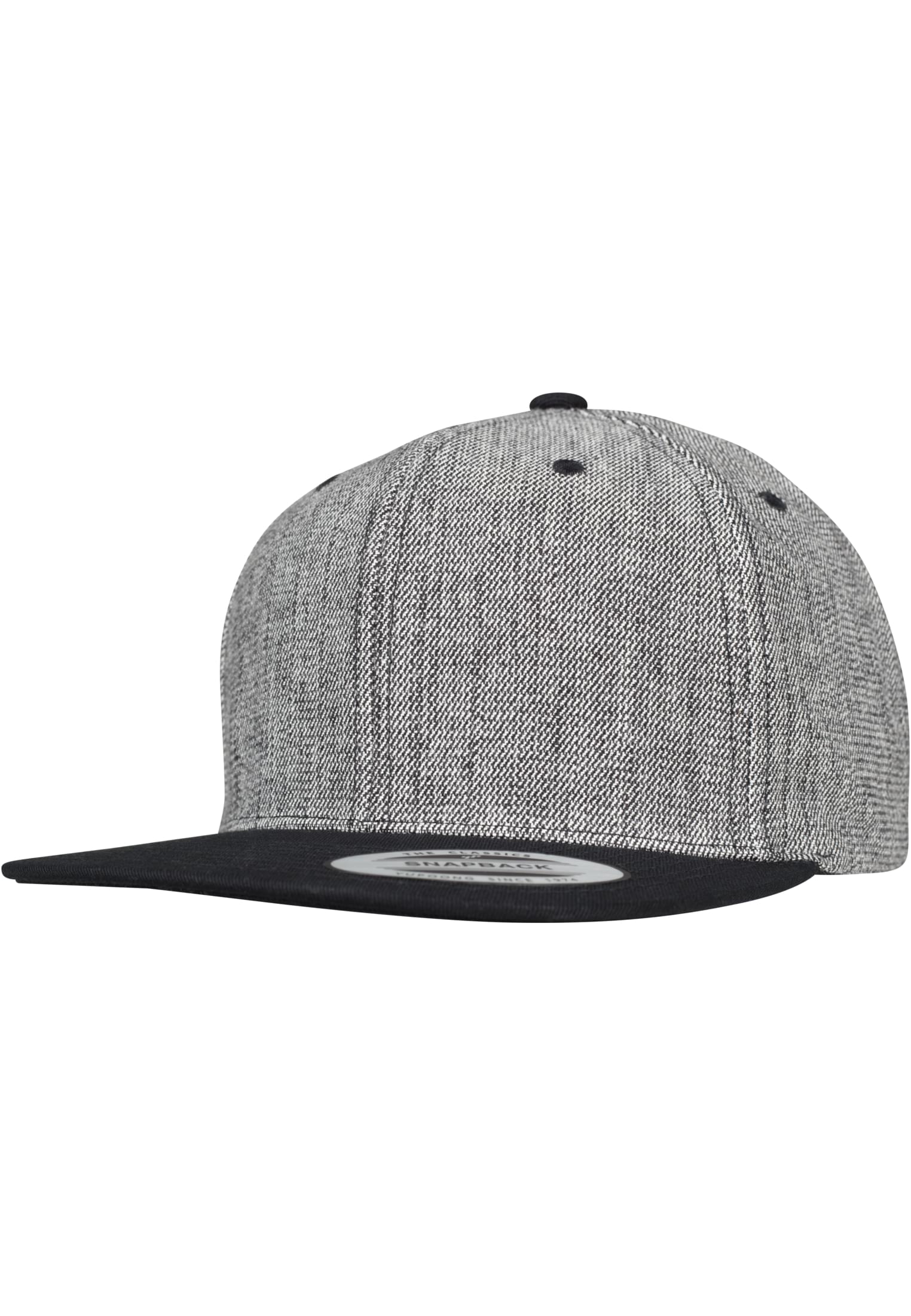 Melange Solid Snapback black melange/black | black melange/black