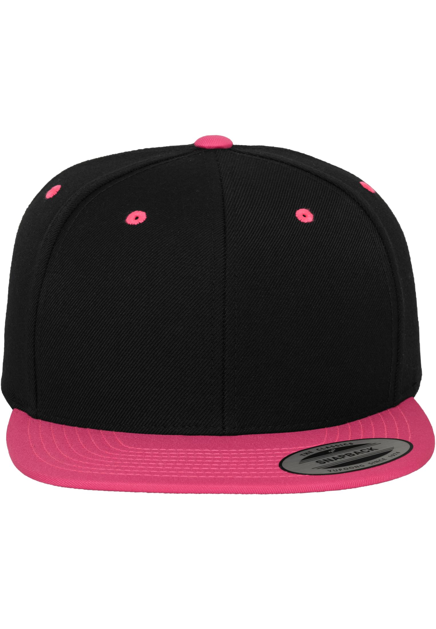 Classic Snapback 2-Tone blk/neonpink | blk/neonpink