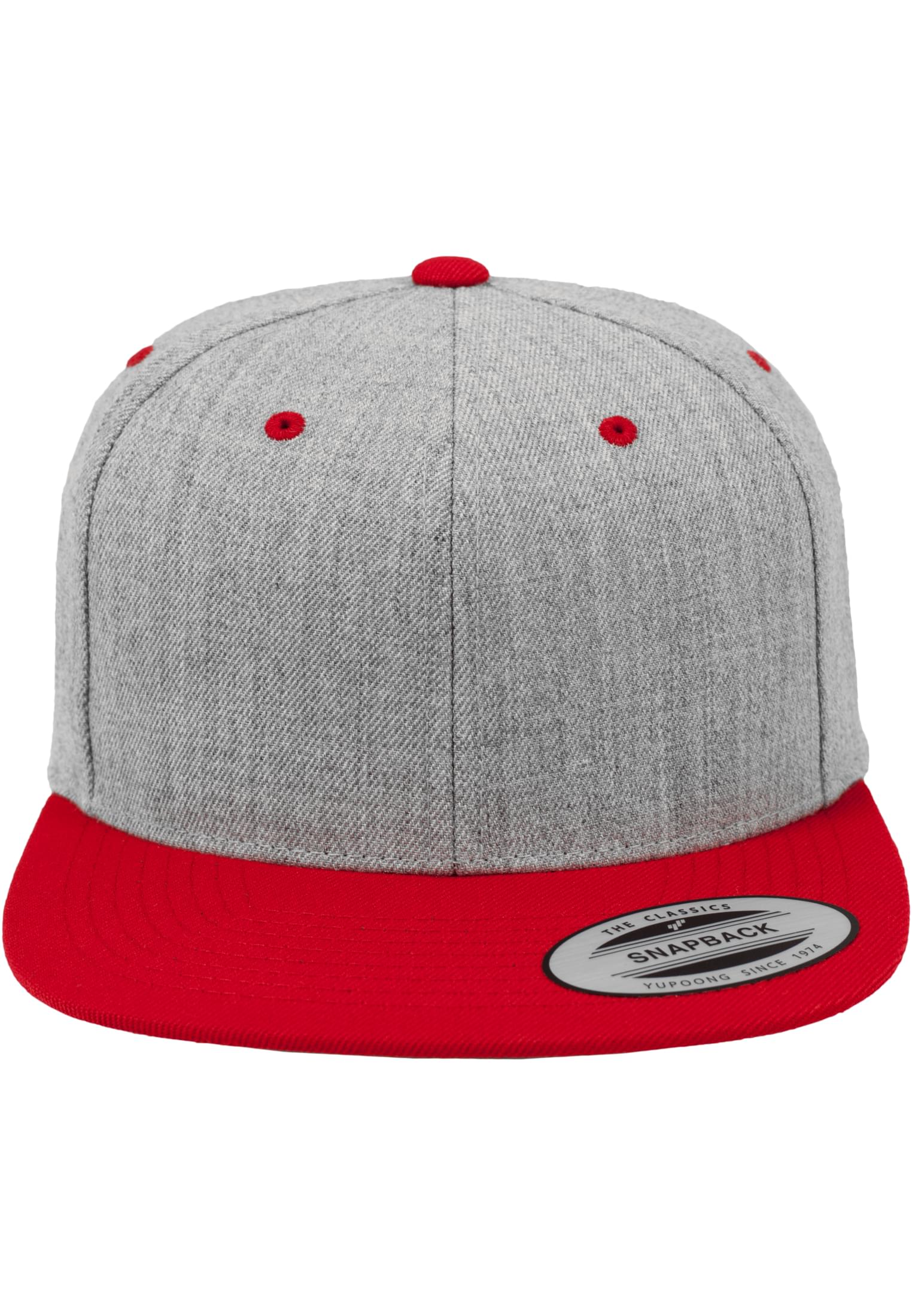 Classic Snapback 2-Tone heather/red | heather/red