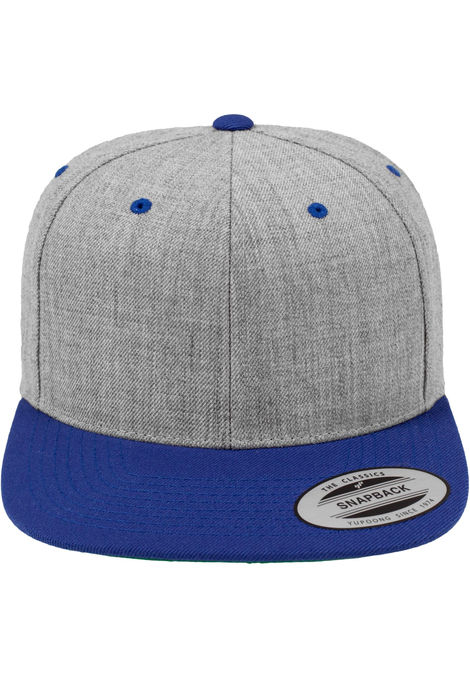 Classic Snapback 2-Tone heather/royal | heather/royal