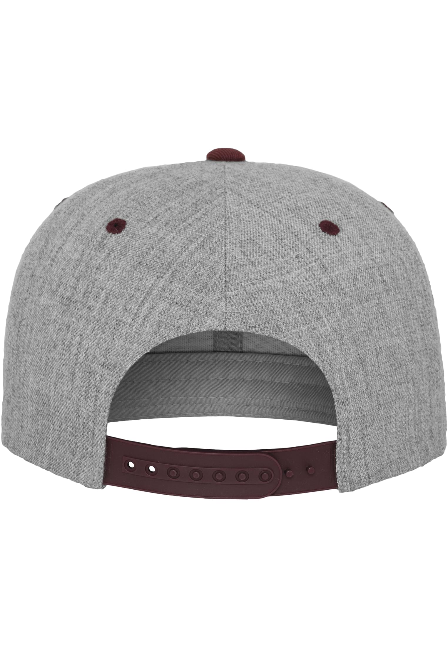 Classic Snapback 2-Tone h.grey/maroon | h.grey/maroon