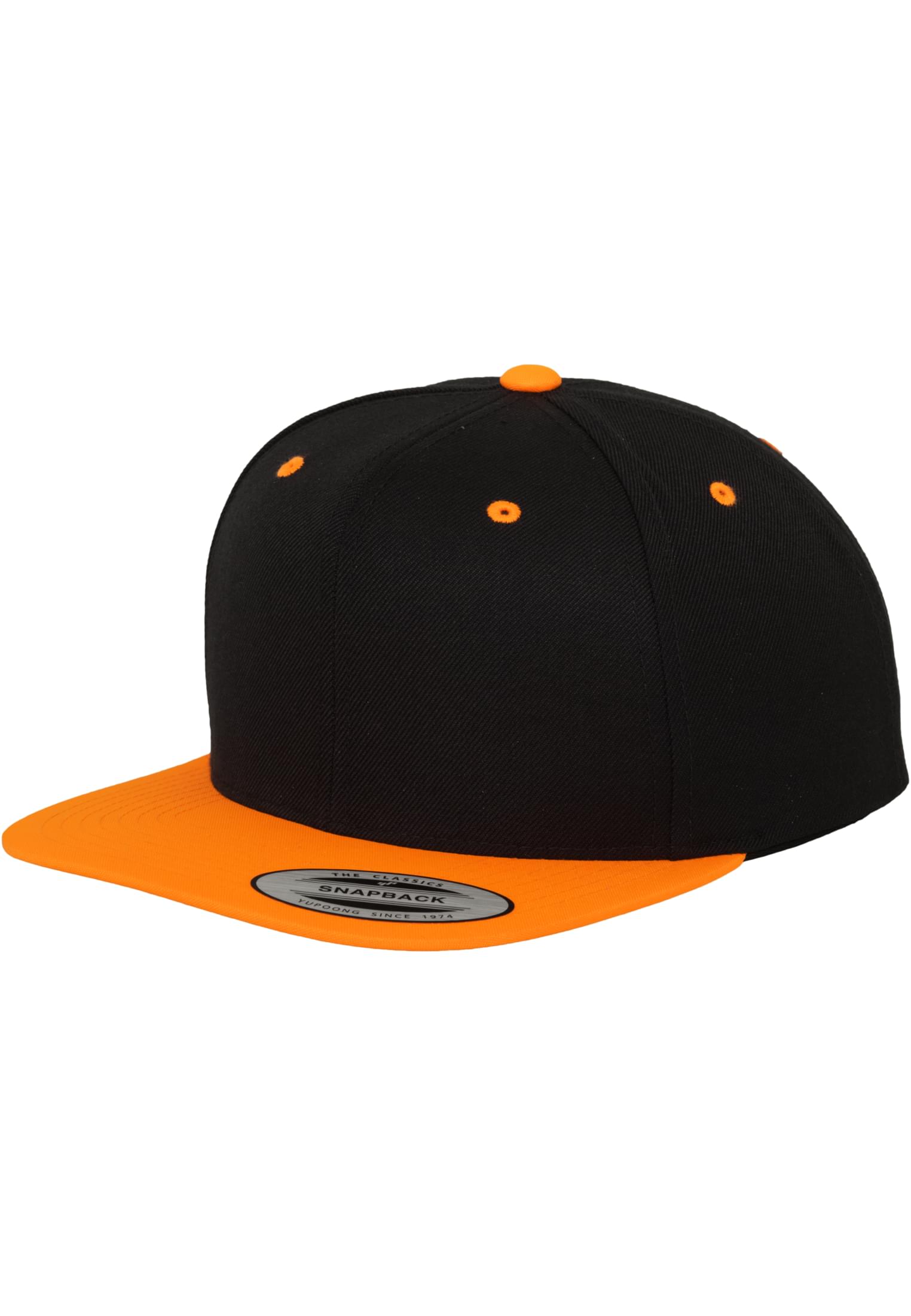 Classic Snapback 2-Tone blk/neonorange | blk/neonorange