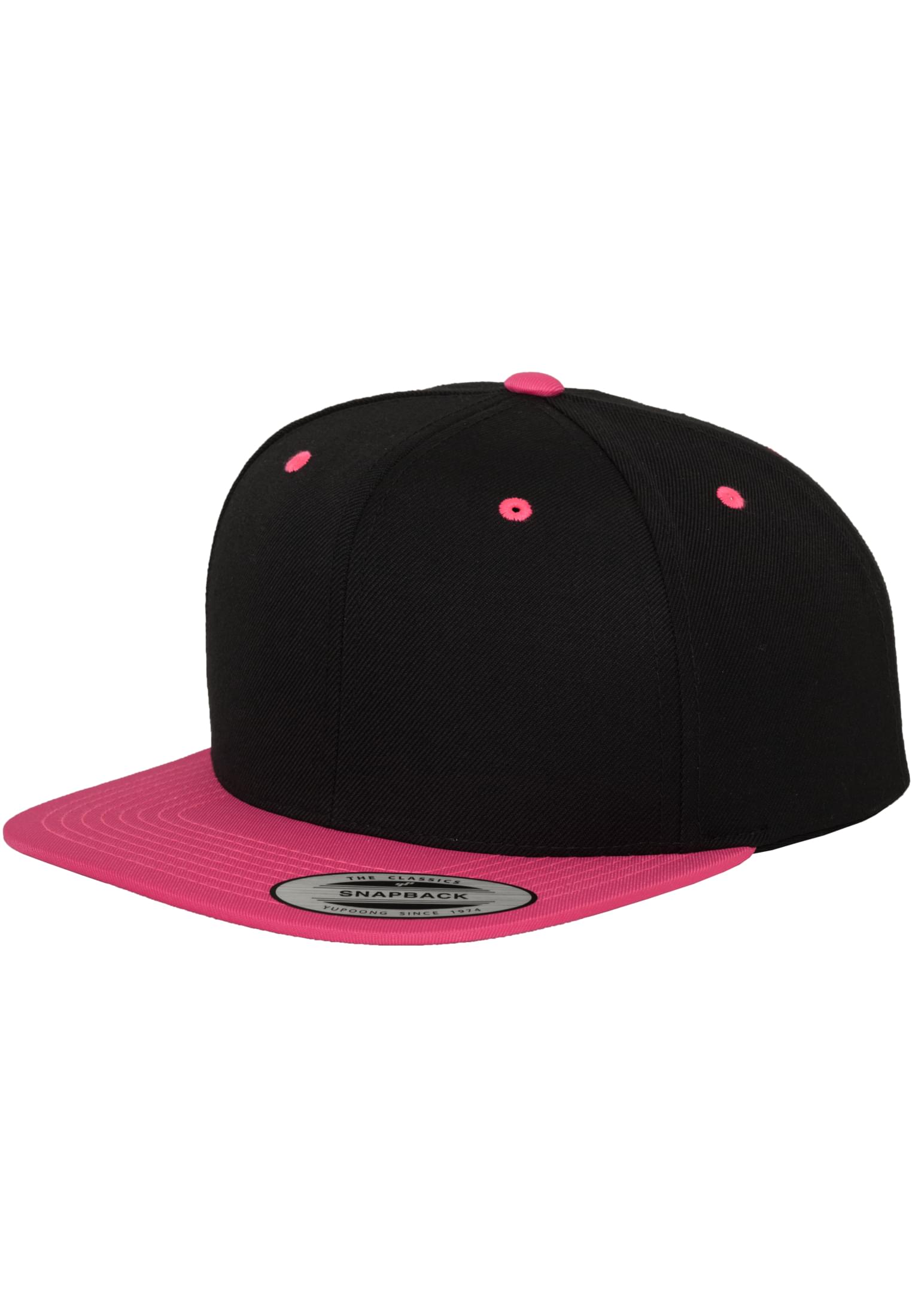 Classic Snapback 2-Tone blk/neonpink | blk/neonpink