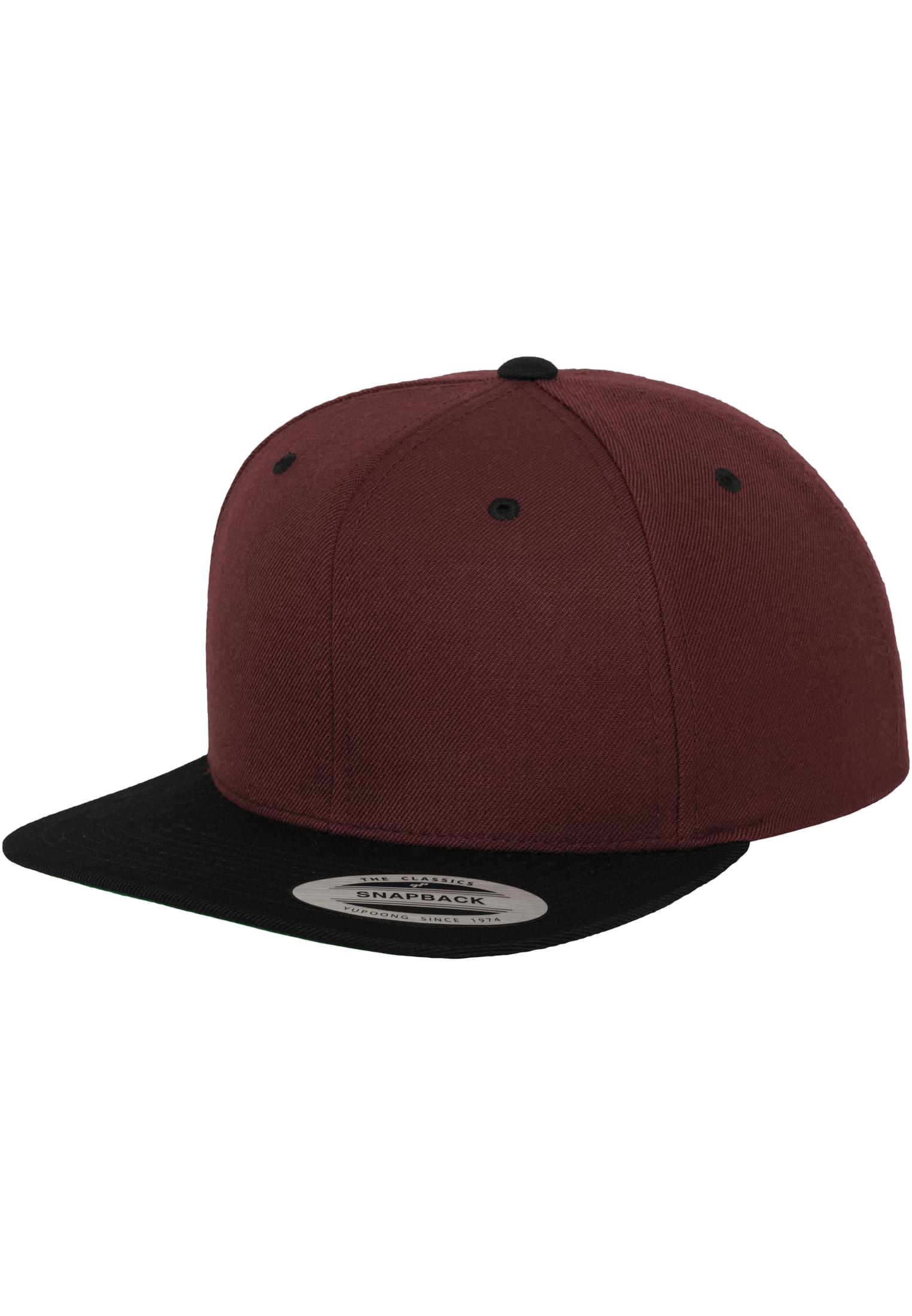 Classic Snapback 2-Tone maroon/blk | maroon/blk