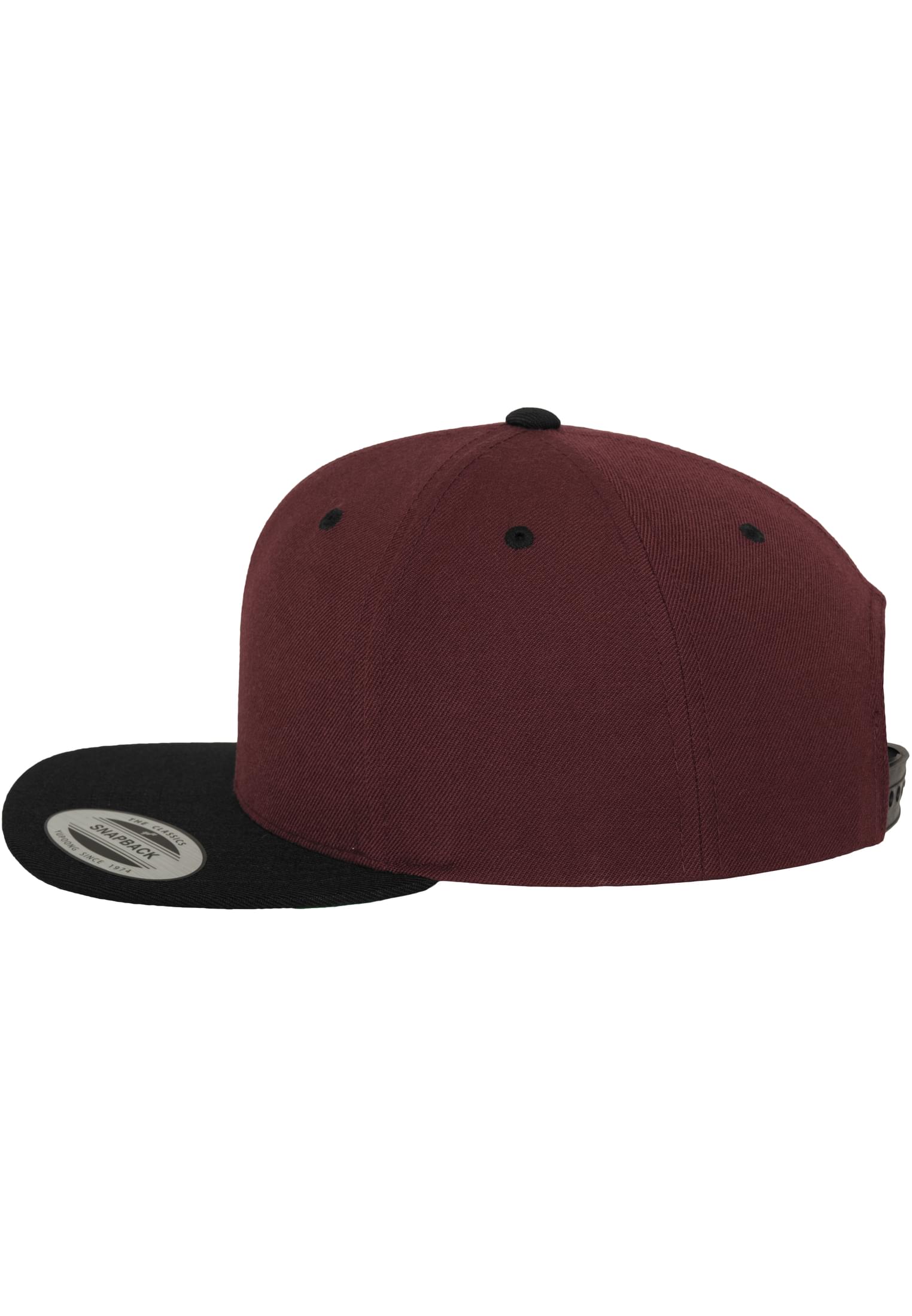 Classic Snapback 2-Tone maroon/blk | maroon/blk