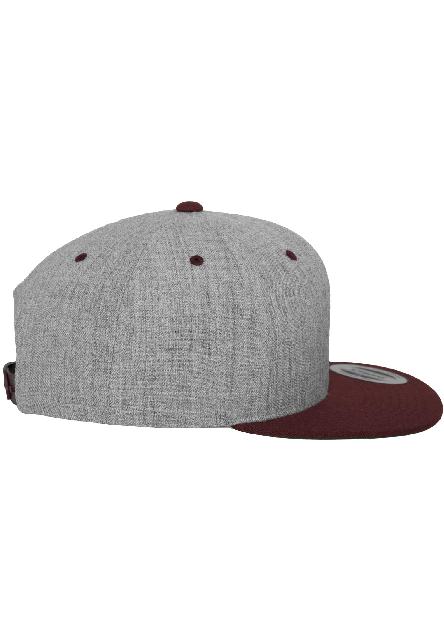 Classic Snapback 2-Tone h.grey/maroon | h.grey/maroon
