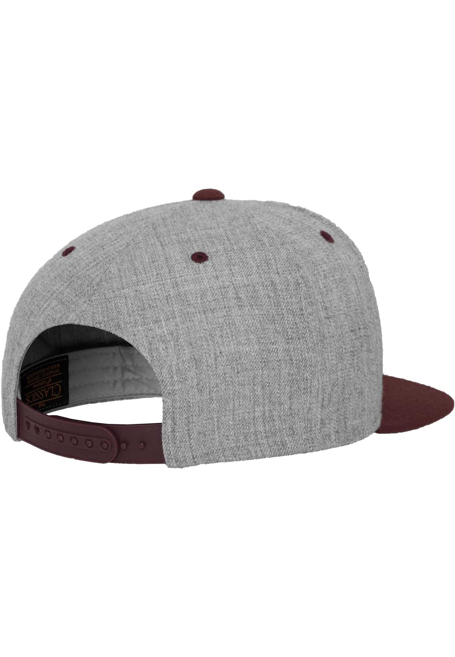Classic Snapback 2-Tone h.grey/maroon | h.grey/maroon