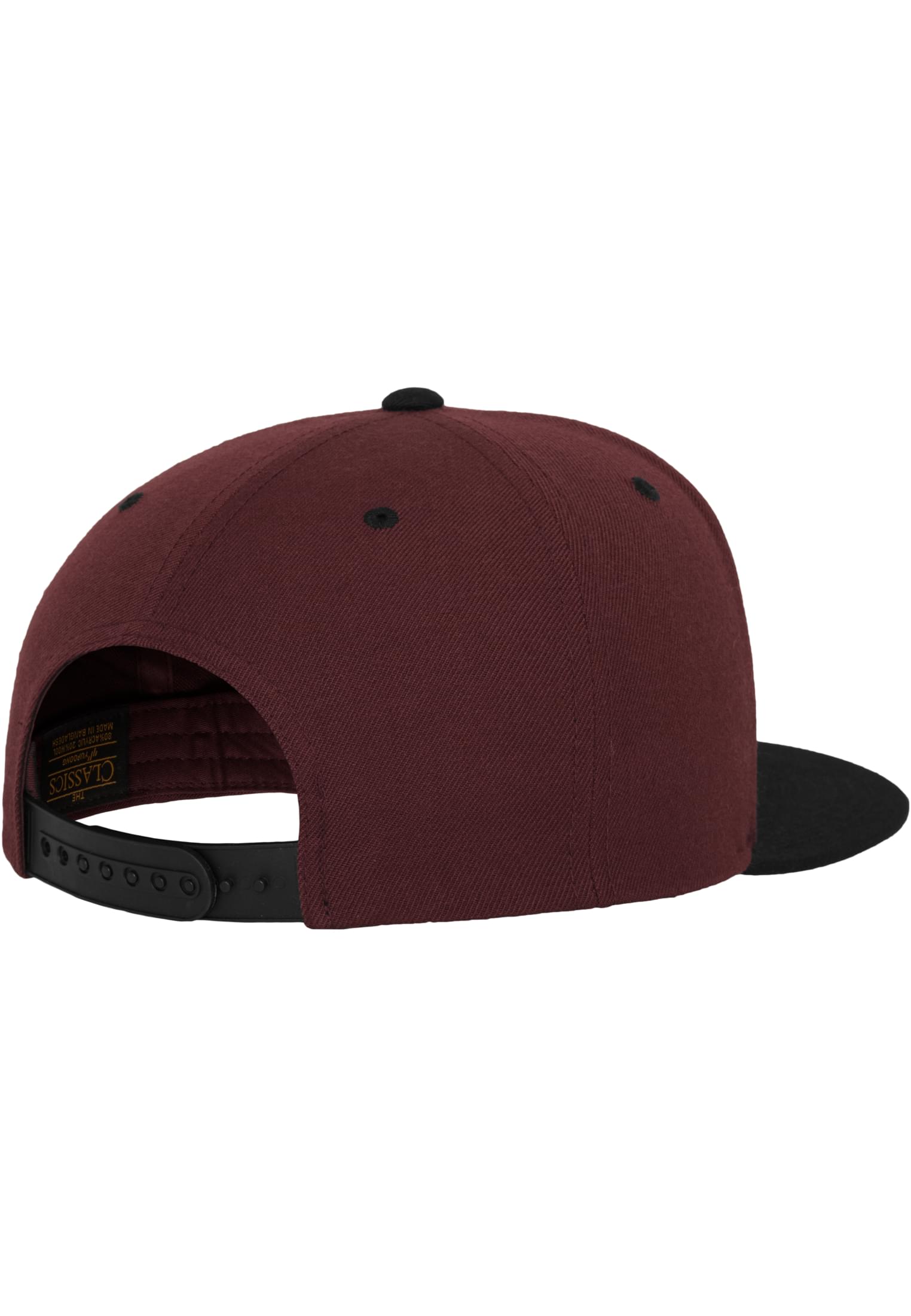 Classic Snapback 2-Tone maroon/blk | maroon/blk