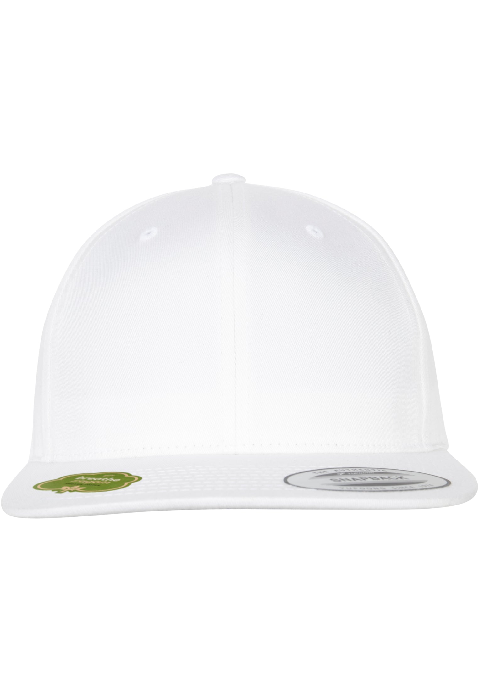 Organic Cotton Snapback white | white