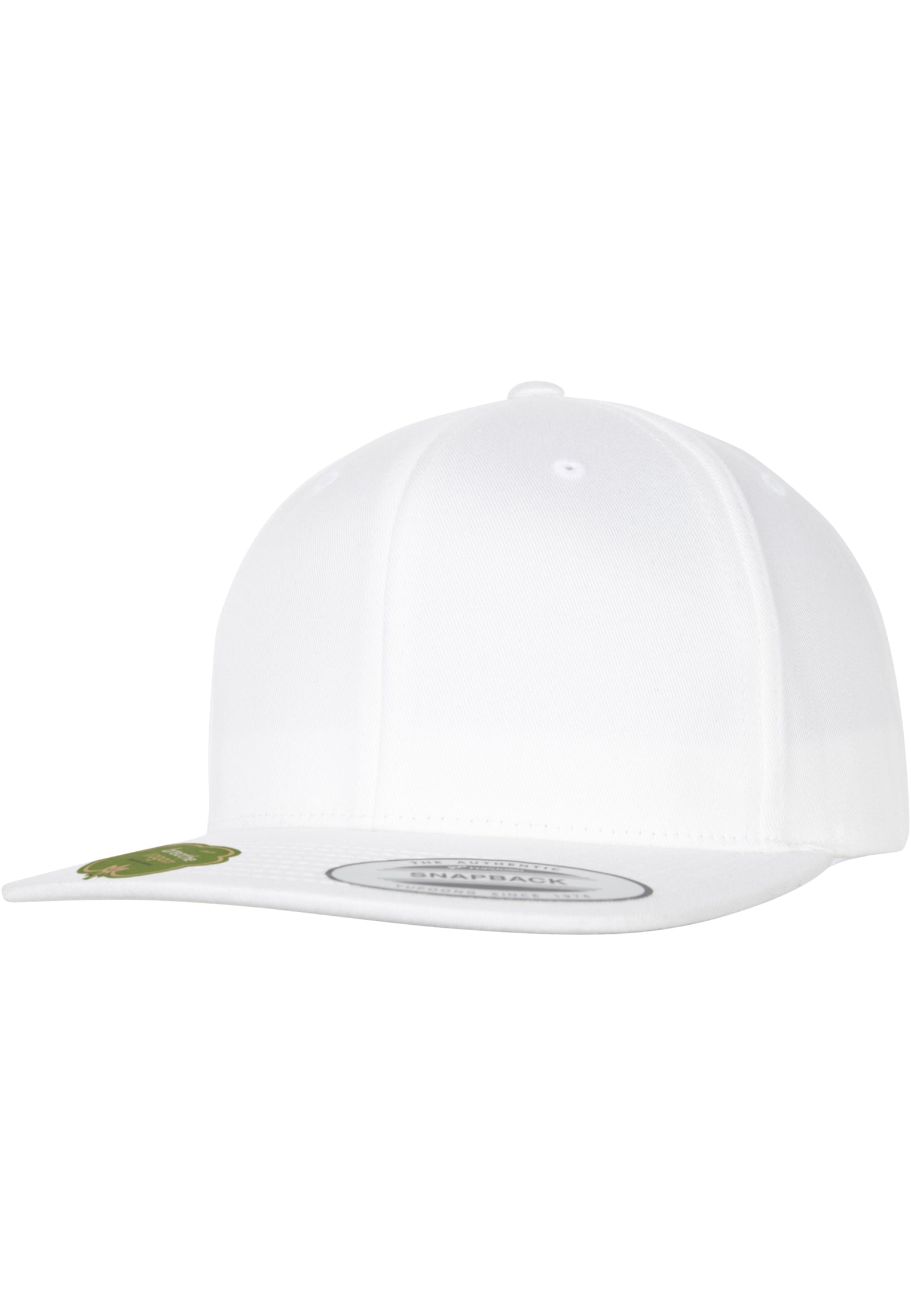 Organic Cotton Snapback white | white