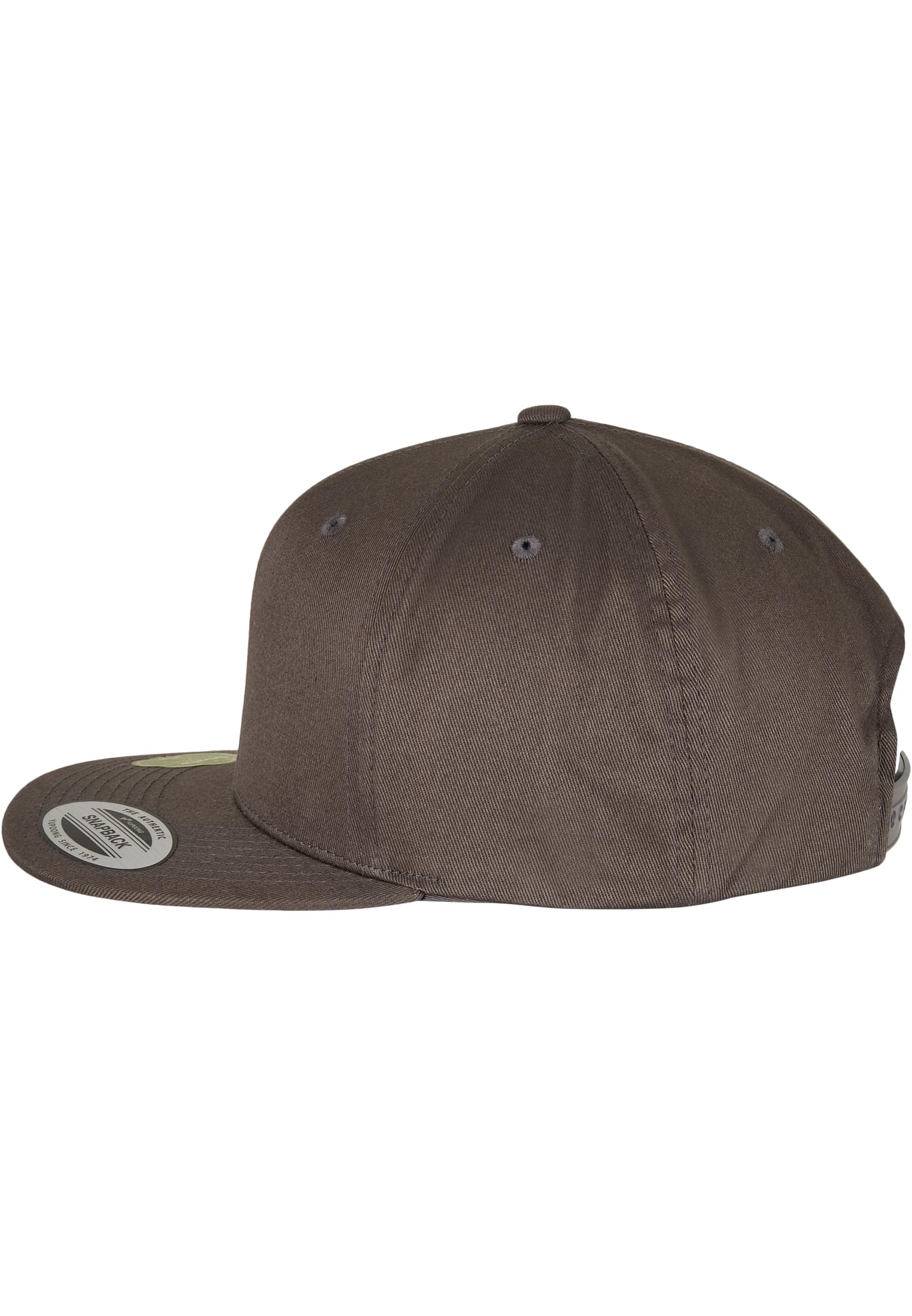 Organic Cotton Snapback darkgrey | darkgrey