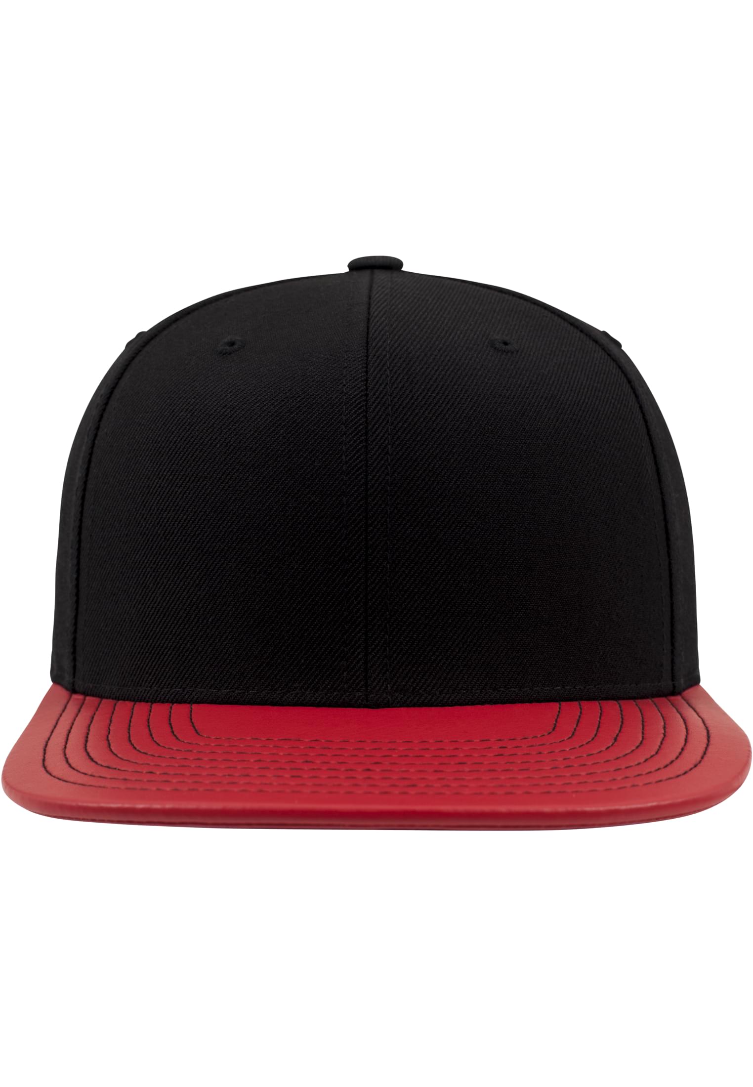 Metallic Visor Snapback red | red