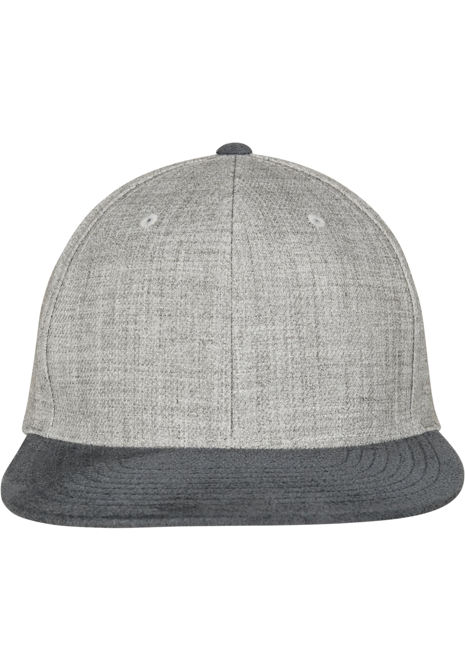 Melange Velour Snapback grey/grey | grey/grey