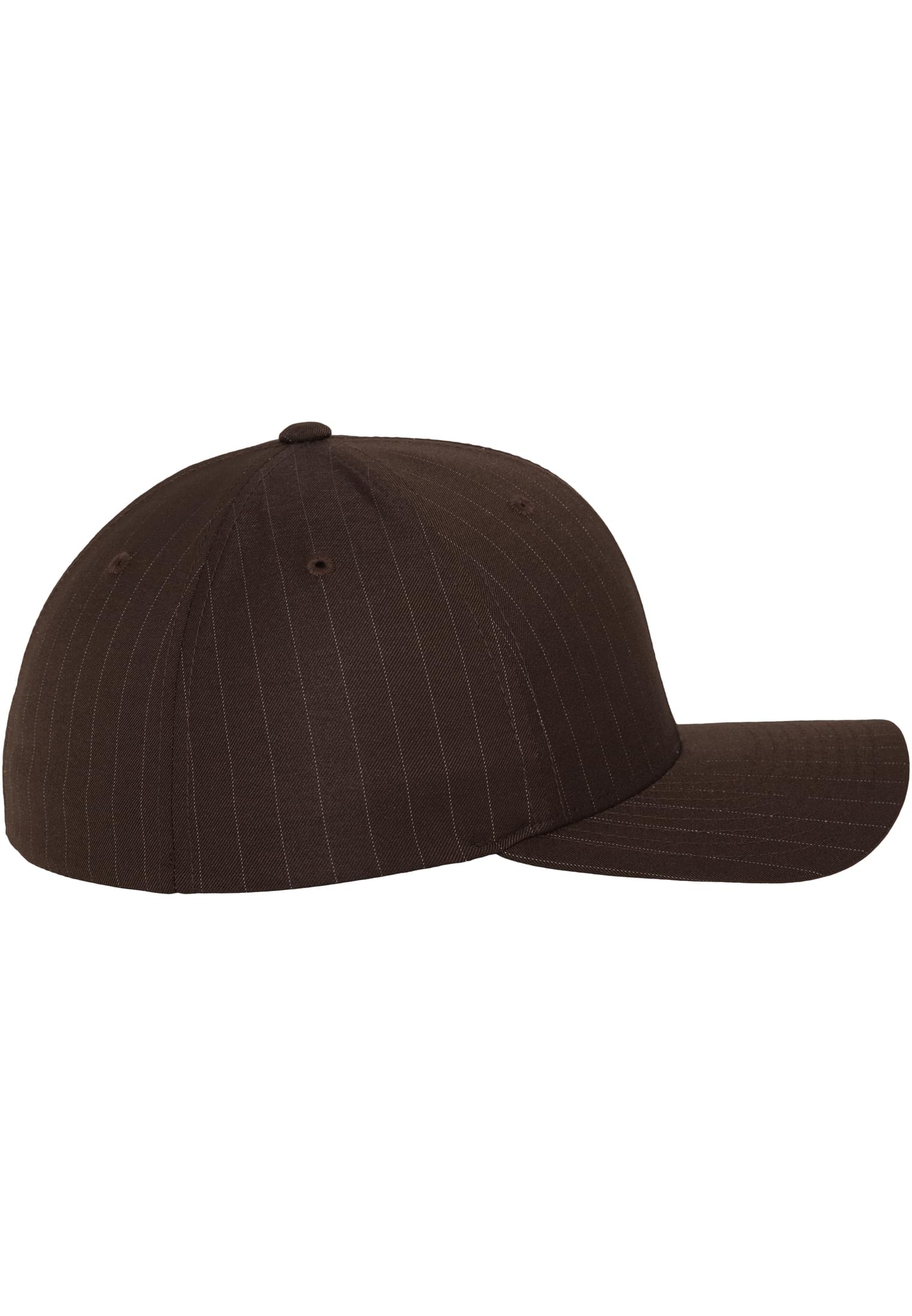 Flexfit Pinstripe bro/wht | bro/wht
