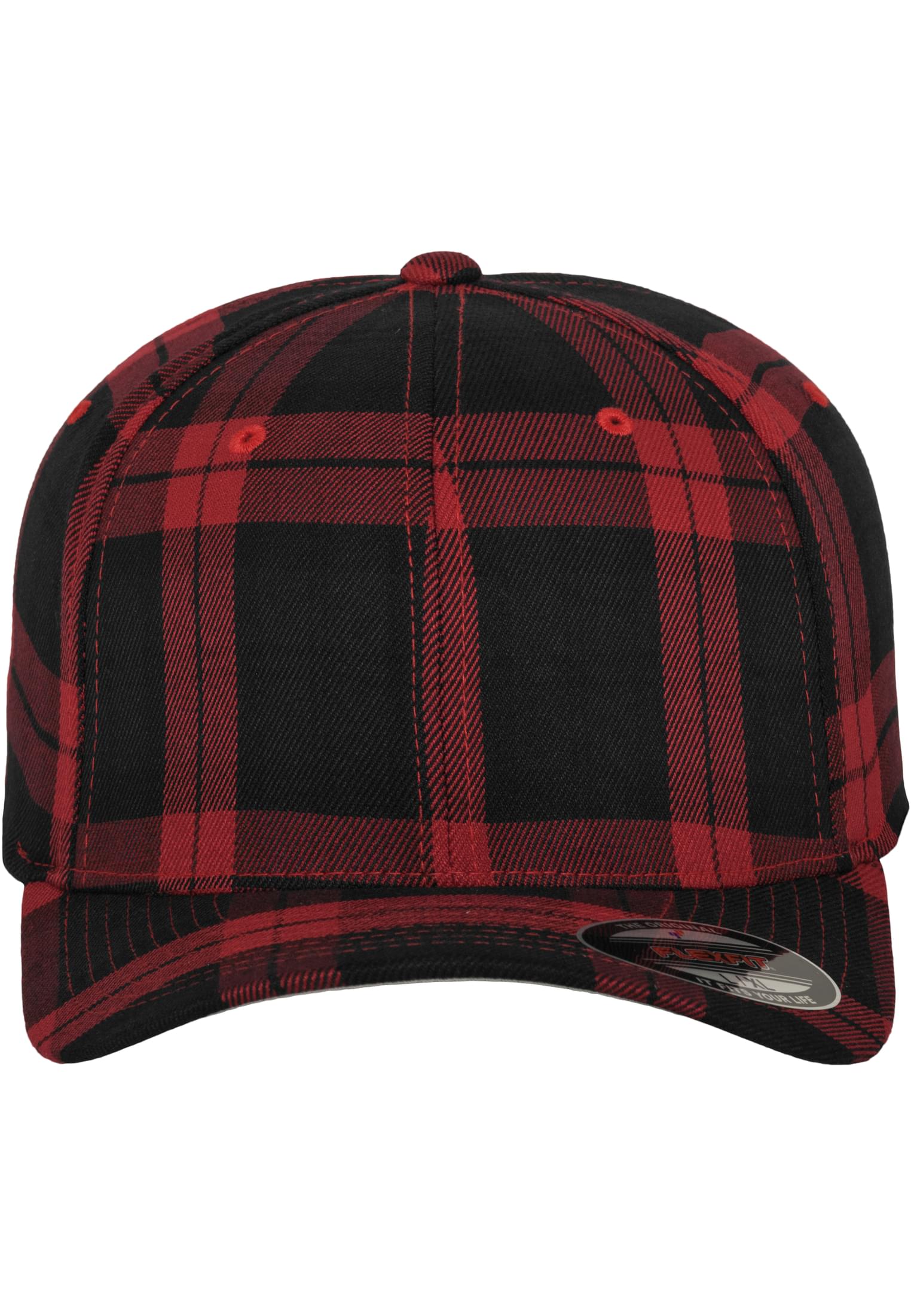 Flexfit Tartan Plaid blk/red | blk/red