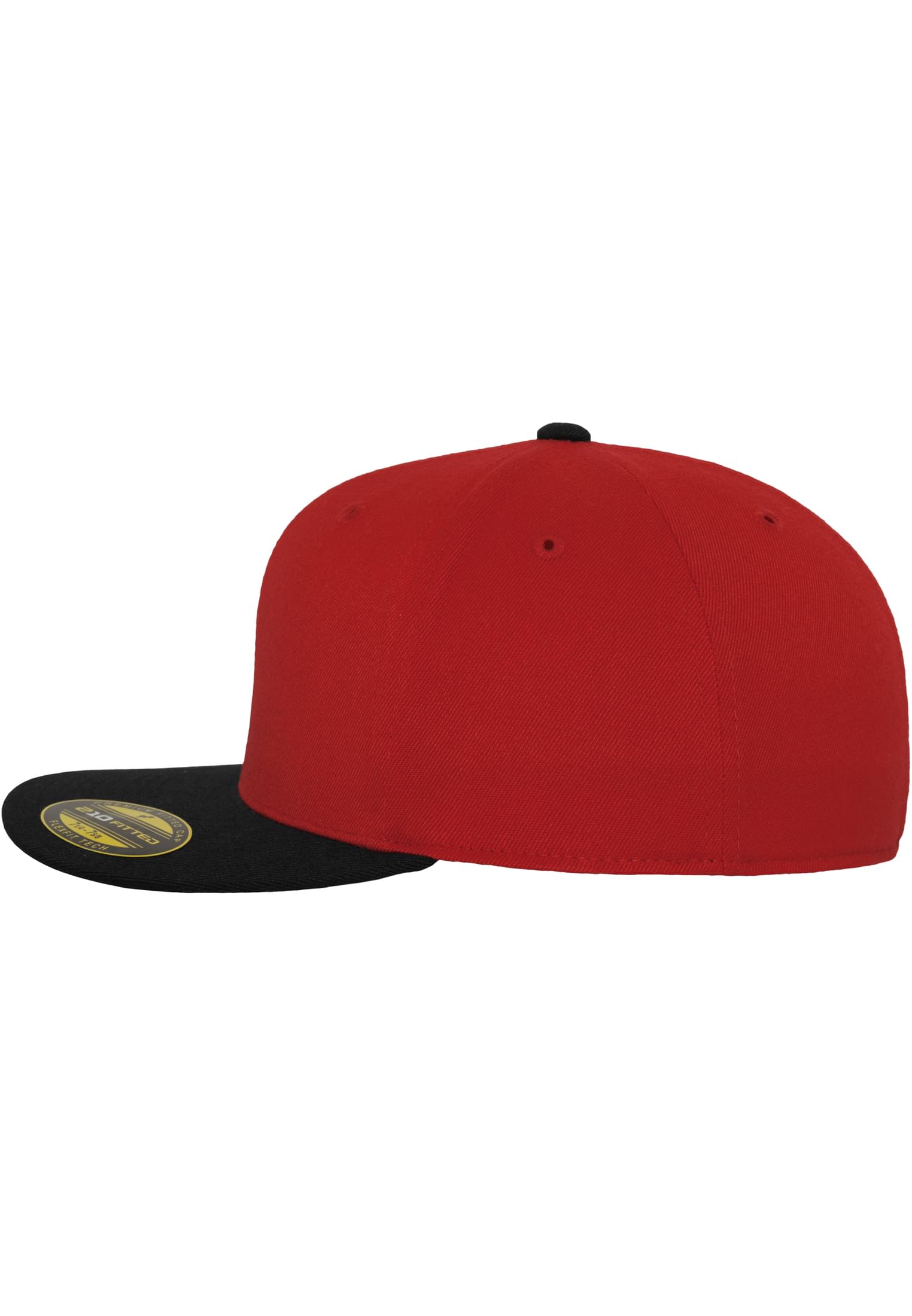 Premium 210 Fitted 2-Tone red/blk | red/blk