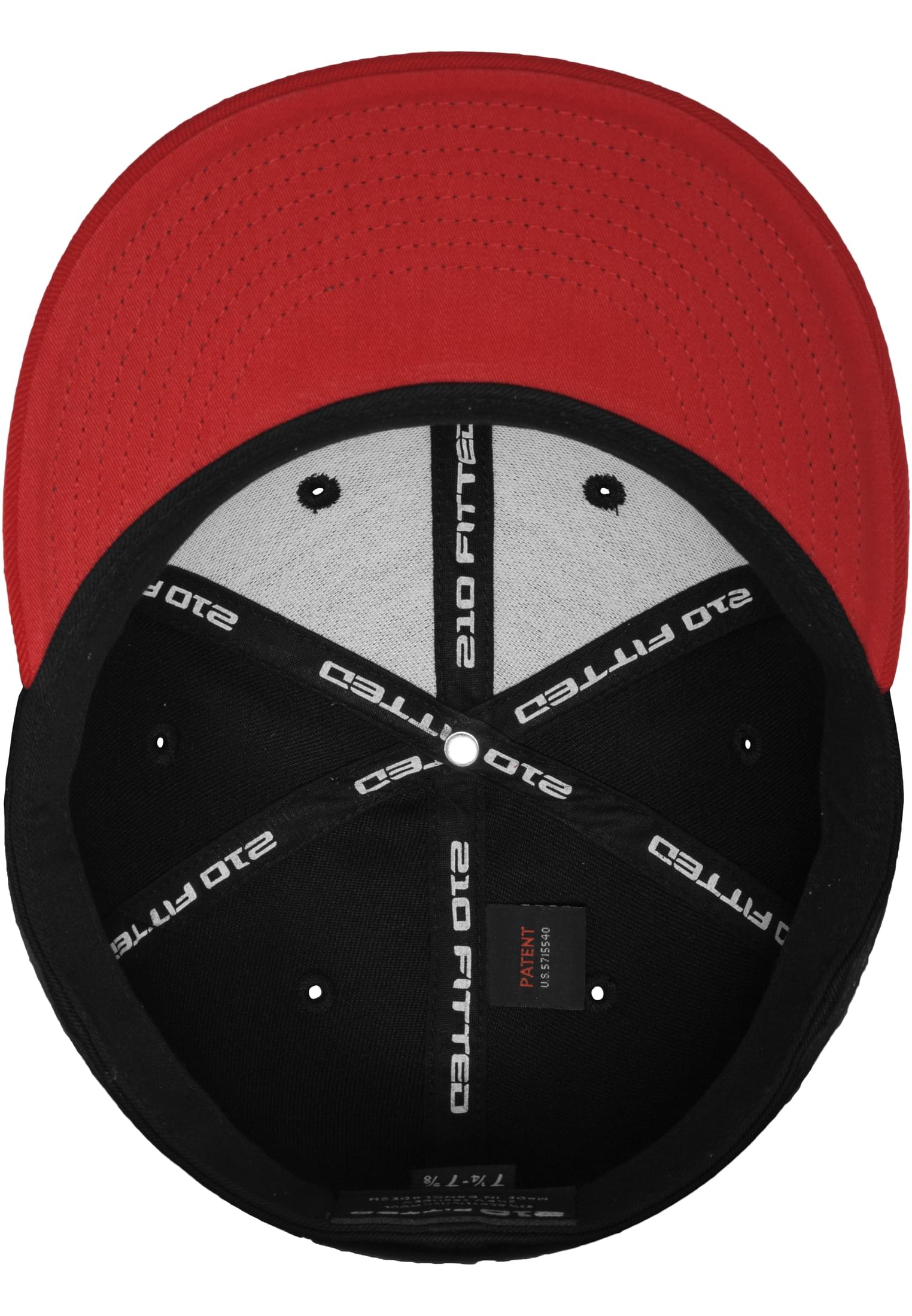 Premium 210 Fitted 2-Tone blk/red | blk/red