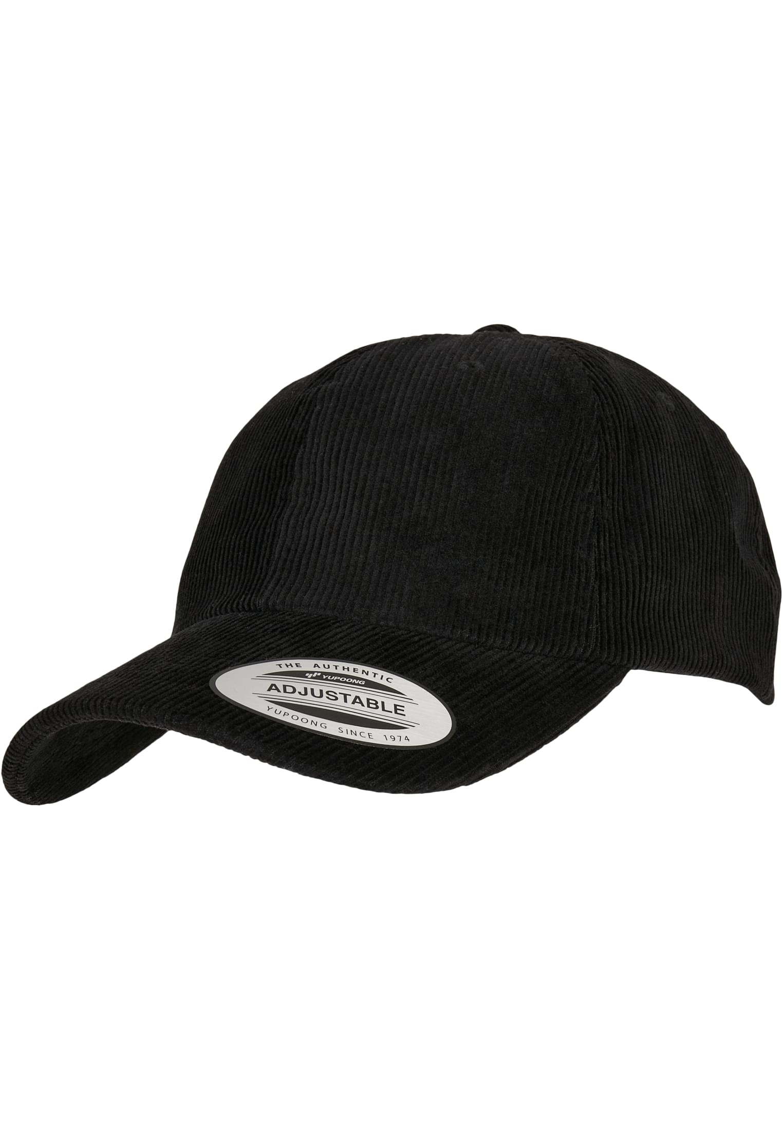 Low Profile Corduroy Dad Cap black | black