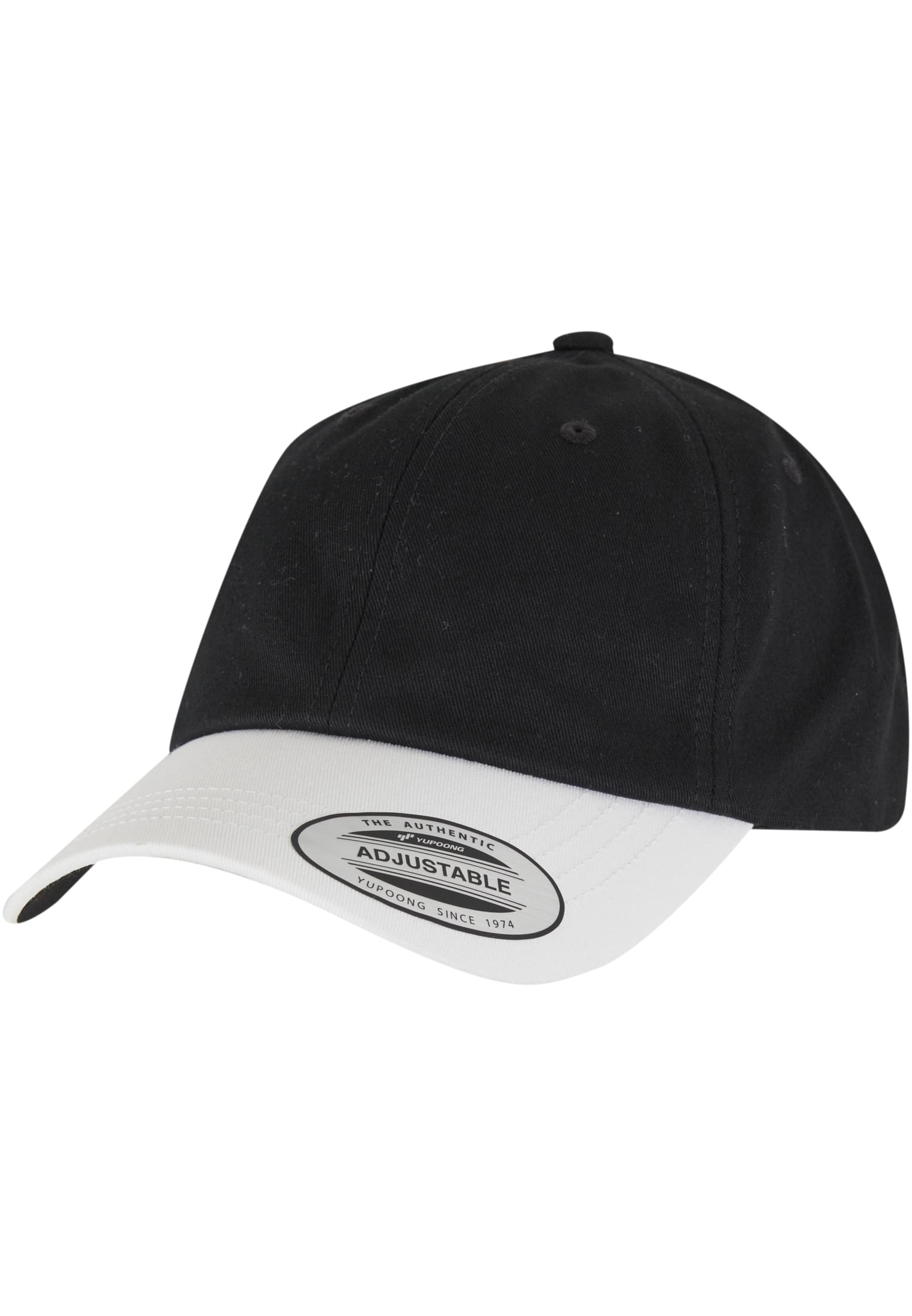 Low Profile Cotton Twill 2-Toned blk/wht | blk/wht