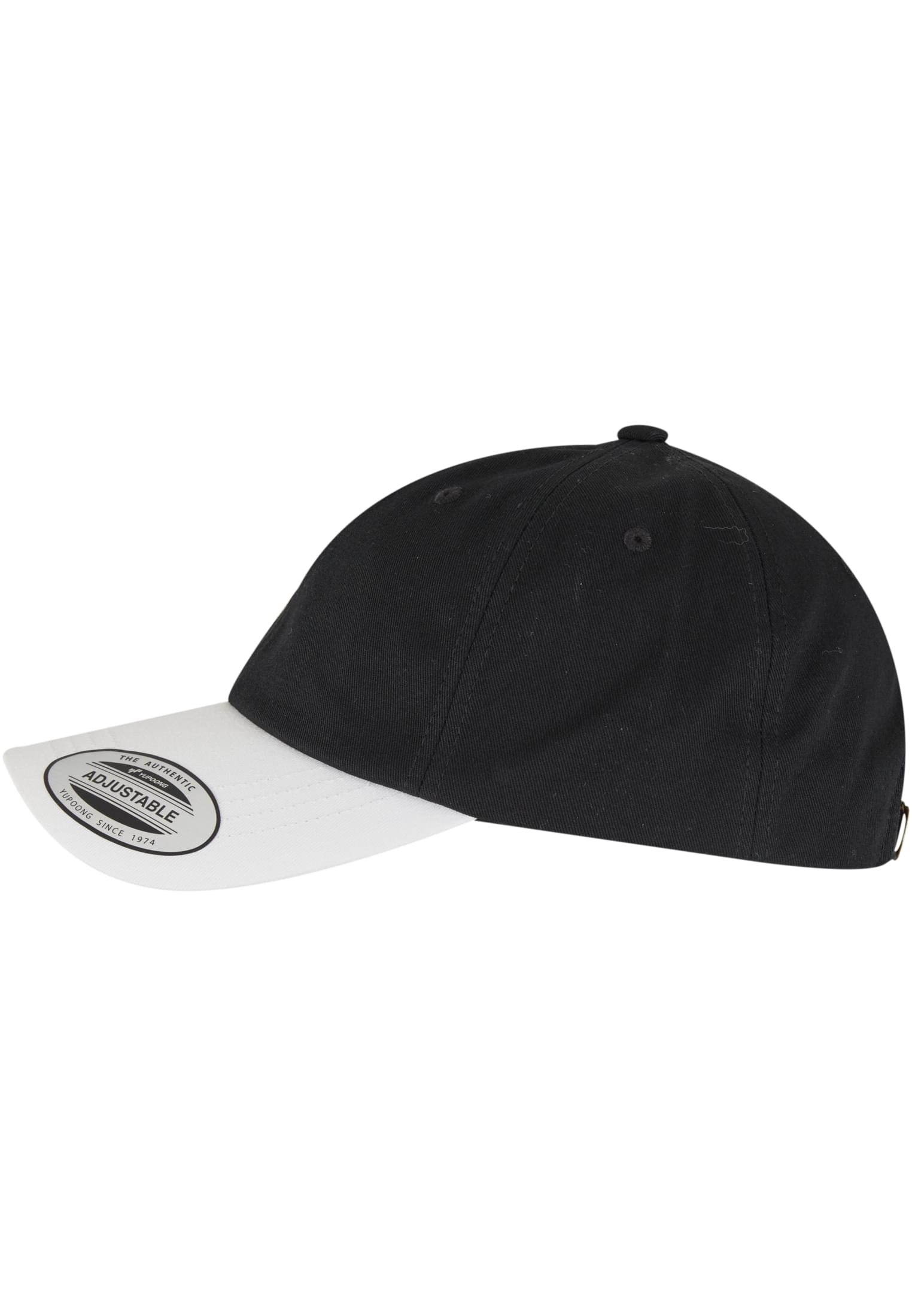 Low Profile Cotton Twill 2-Toned blk/wht | blk/wht