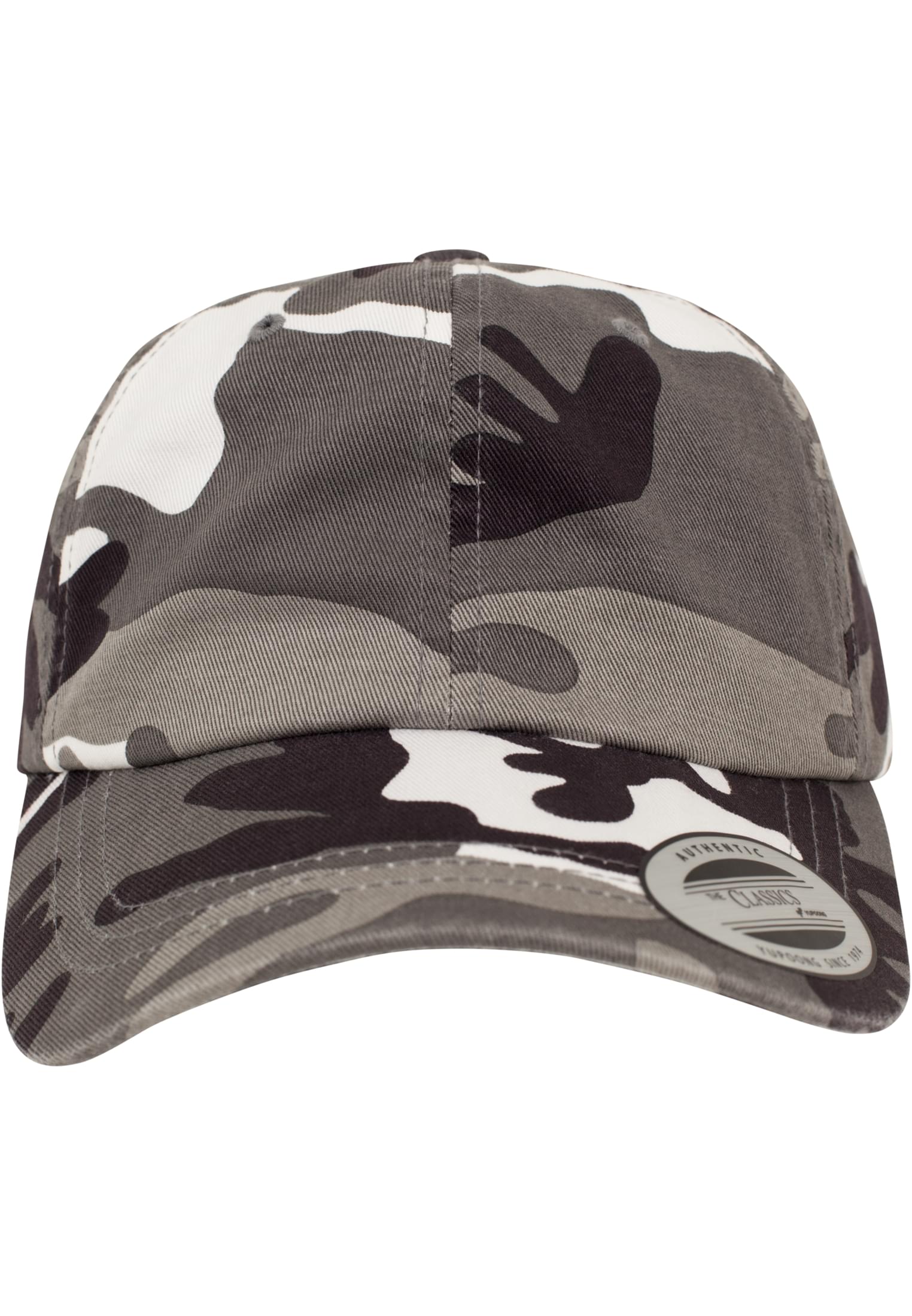 Low Profile Camo Washed Cap silver camo | silver camo