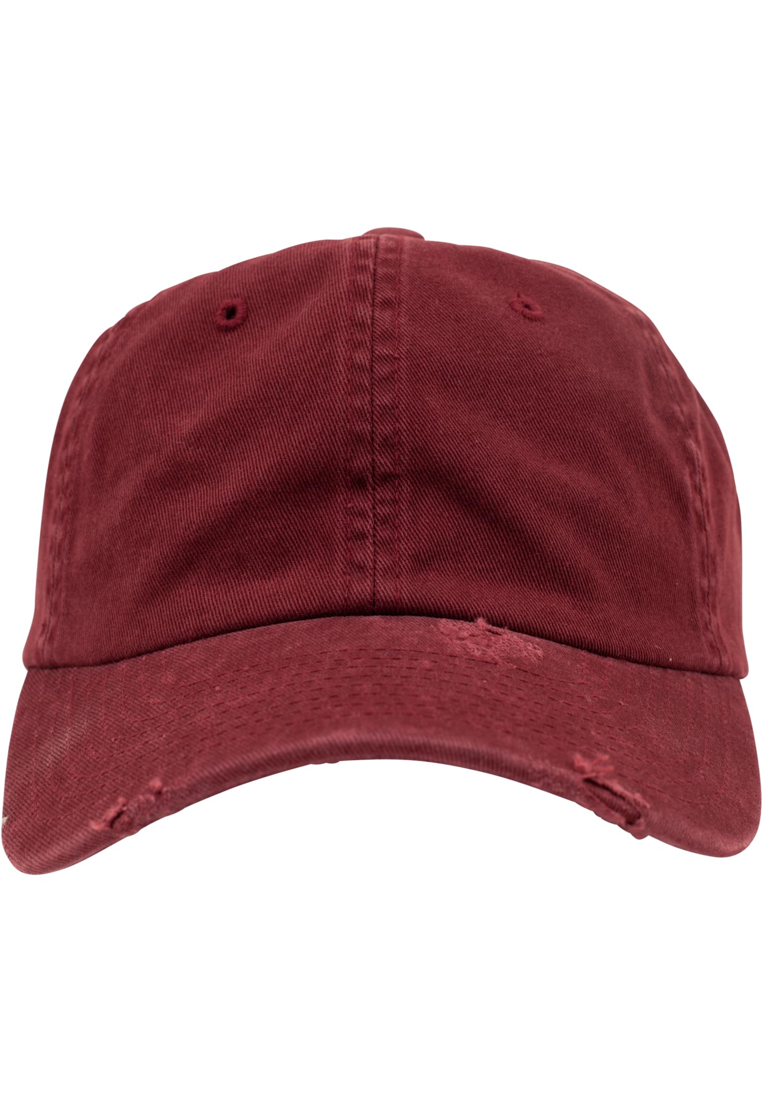Low Profile Destroyed Cap maroon | maroon